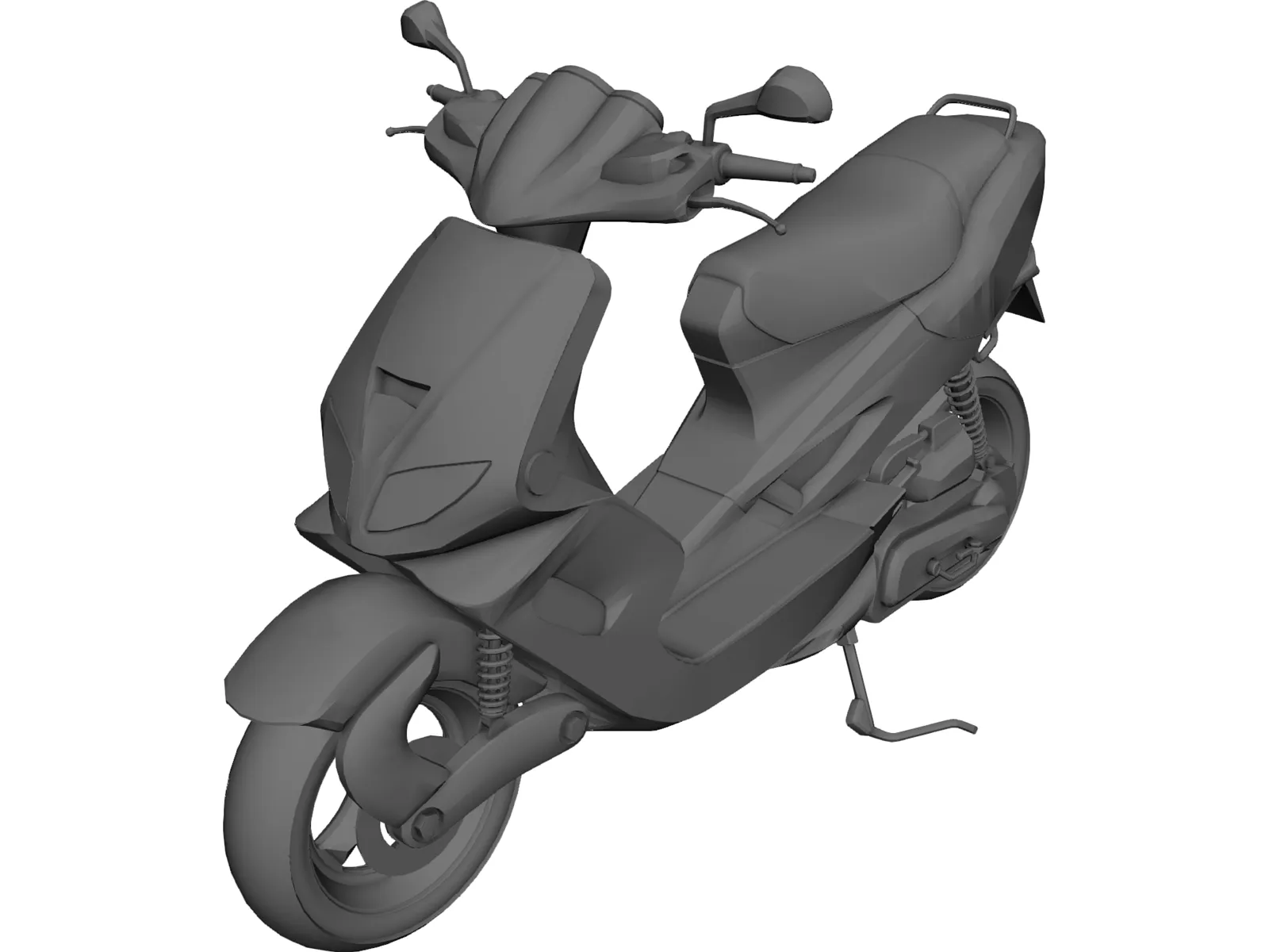 Scooter 3D Model main preview