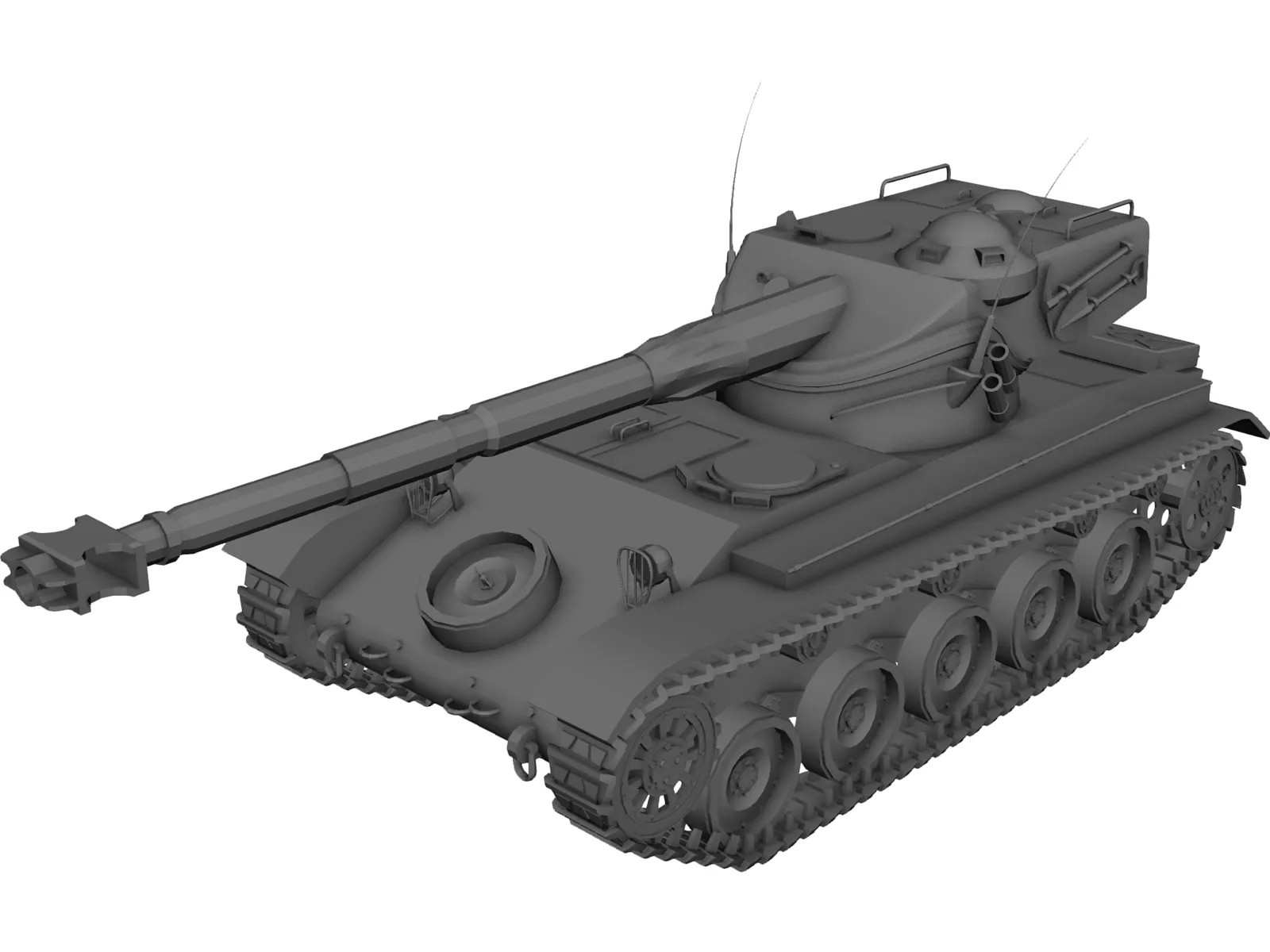 AMX 13 3D Model main preview