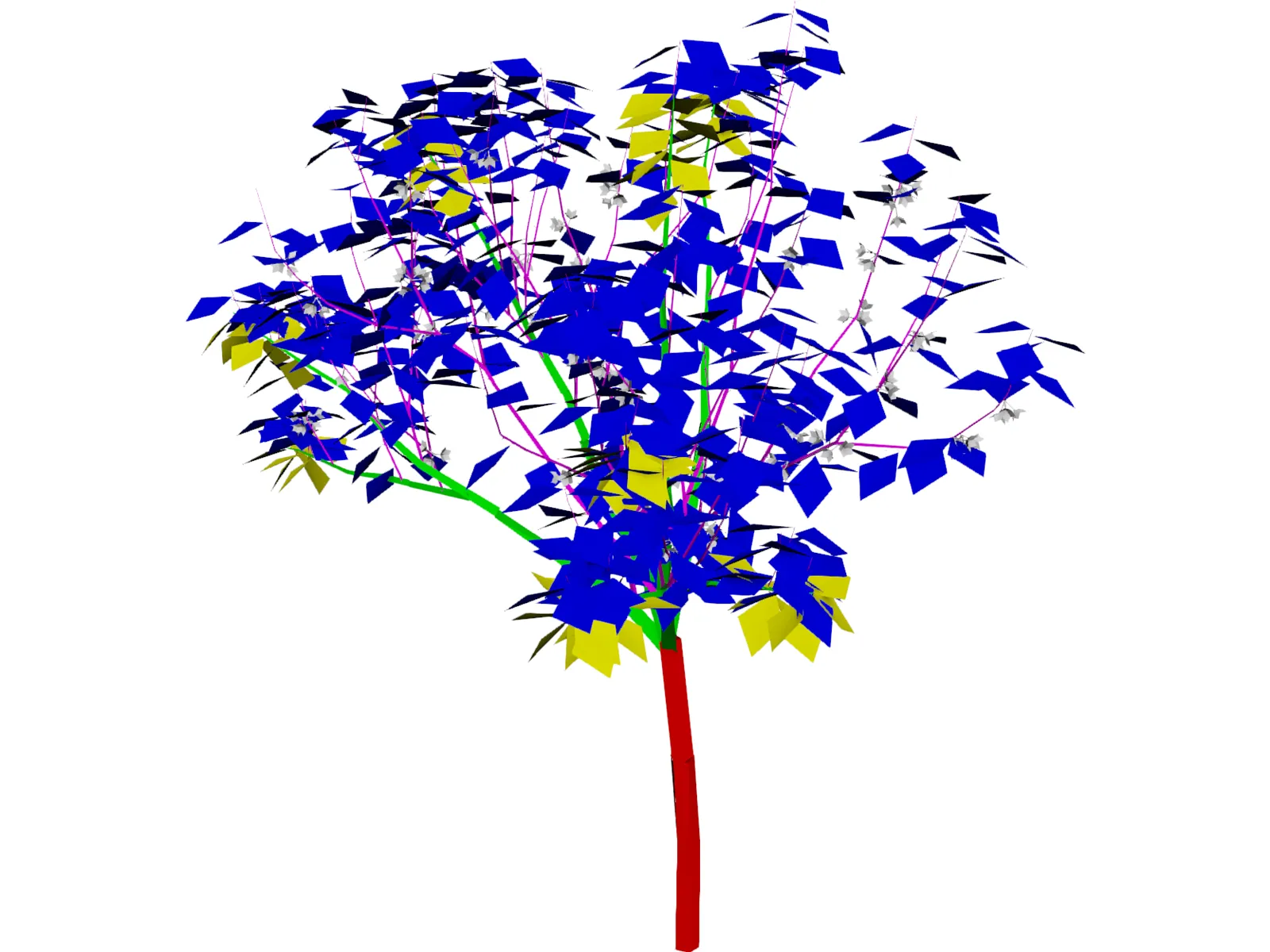 Apricot Tree 3D Model main preview