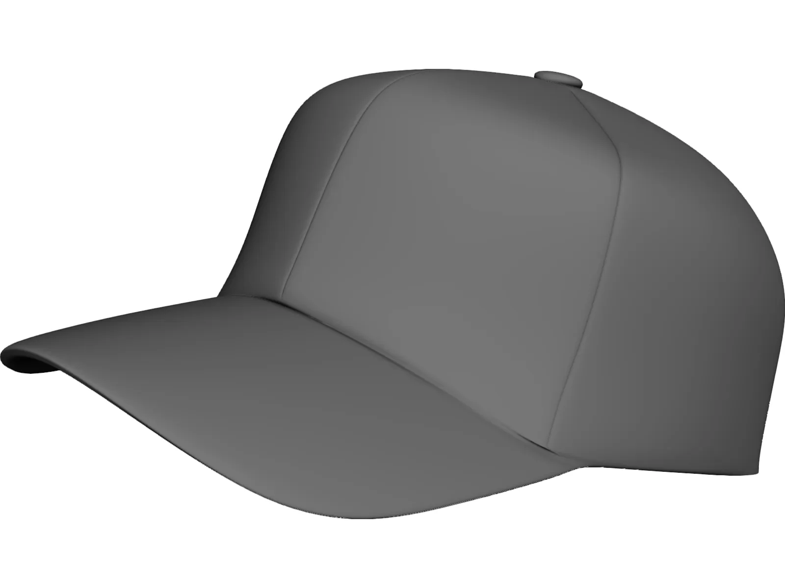 Baseball Cap 3D Model main preview
