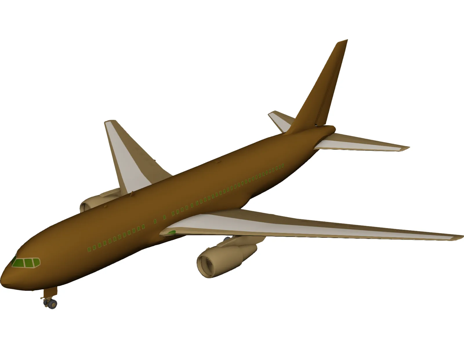 Boeing 767 3D Model main preview