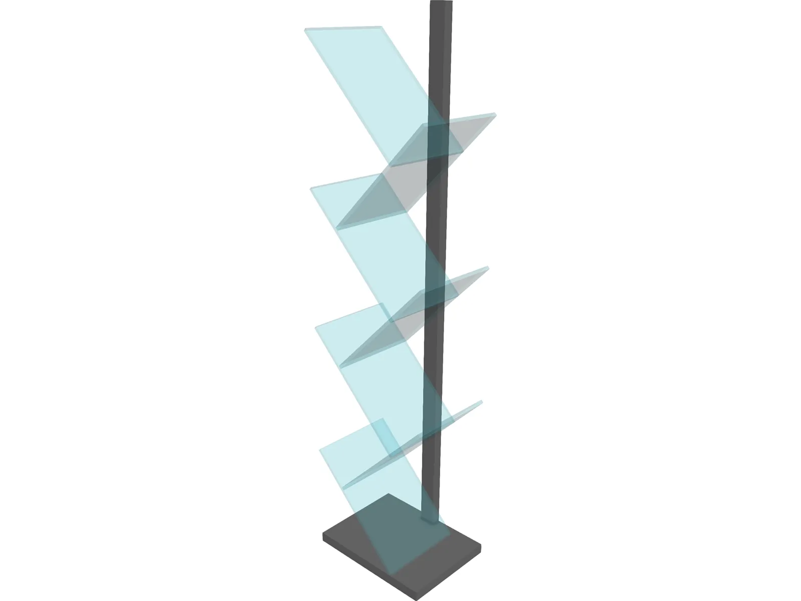 Broucher Rack 3D Model main preview