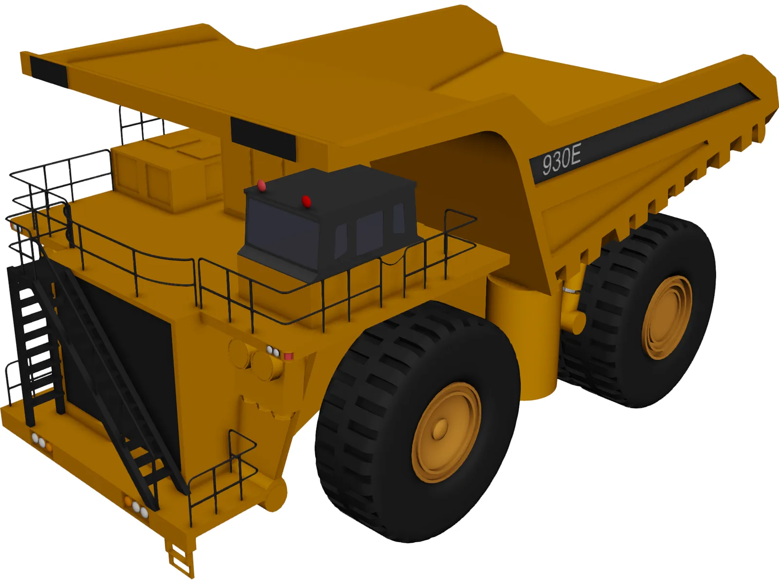 Komatsu 930E 3D Model main preview
