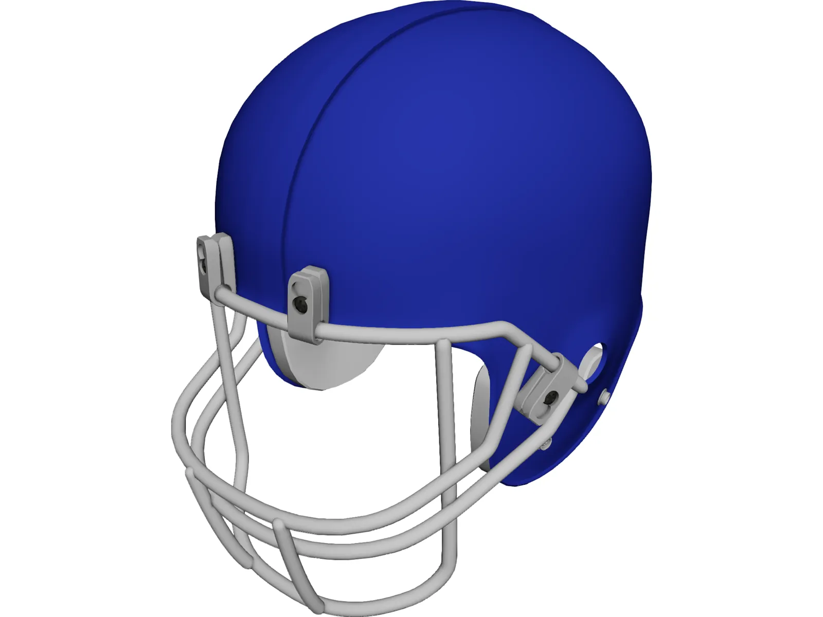 Football Helmet 3D Model main preview