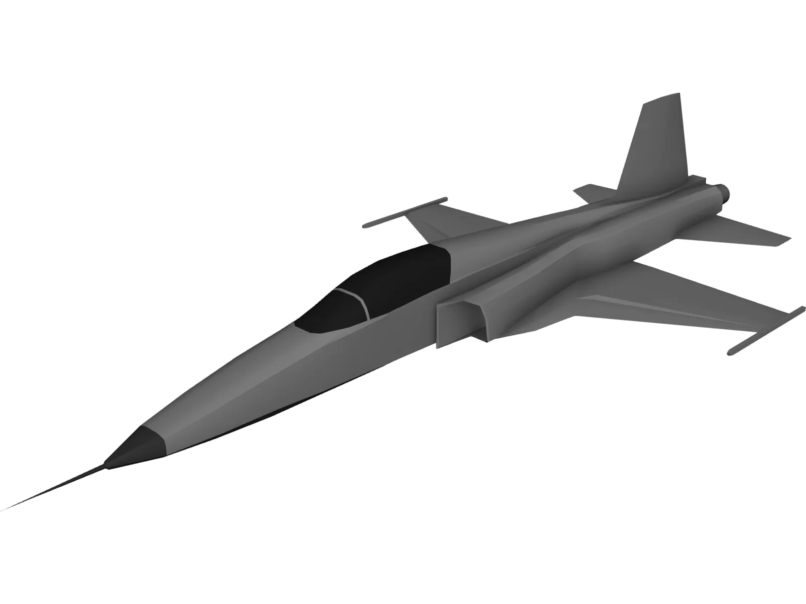 F-5E 3D Model main preview
