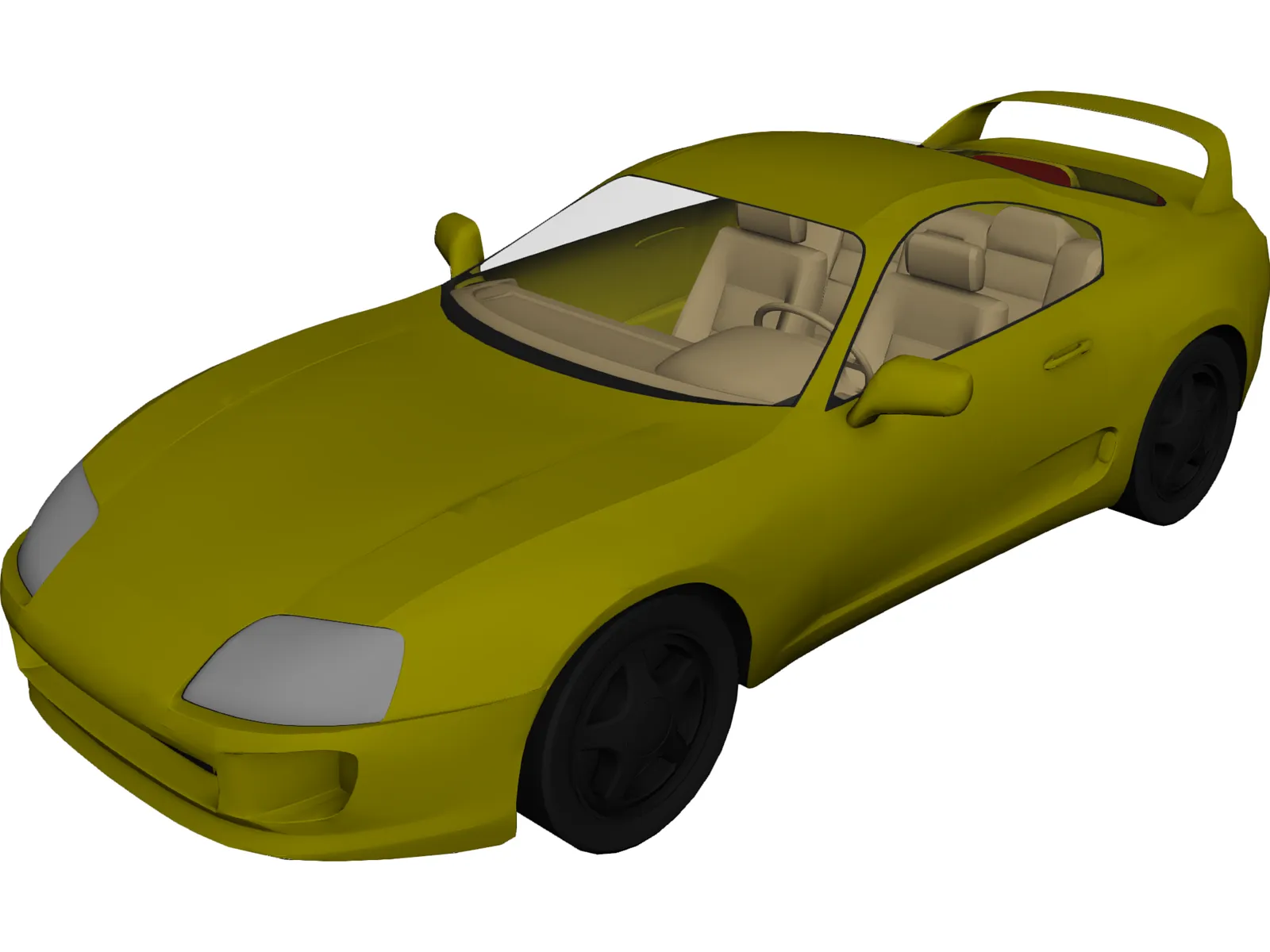 Toyota Supra (1994) 3D Model main preview