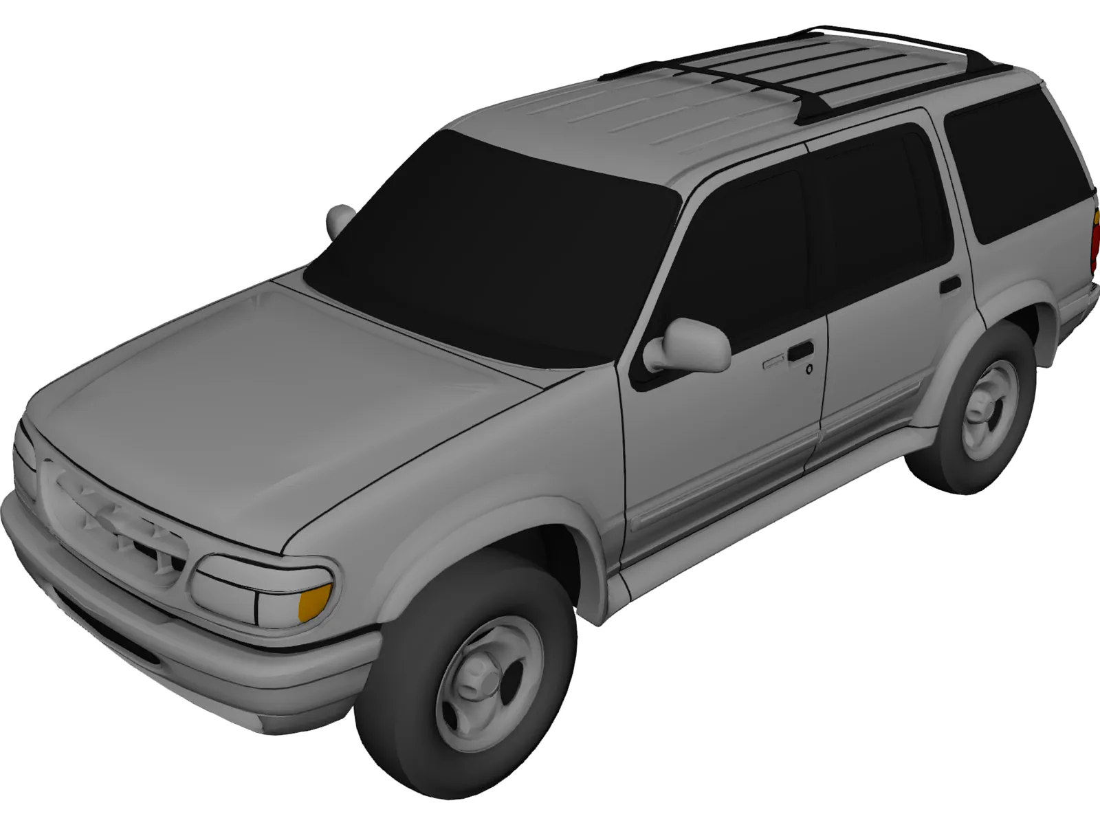 Ford Explorer (1996) 3D Model main preview