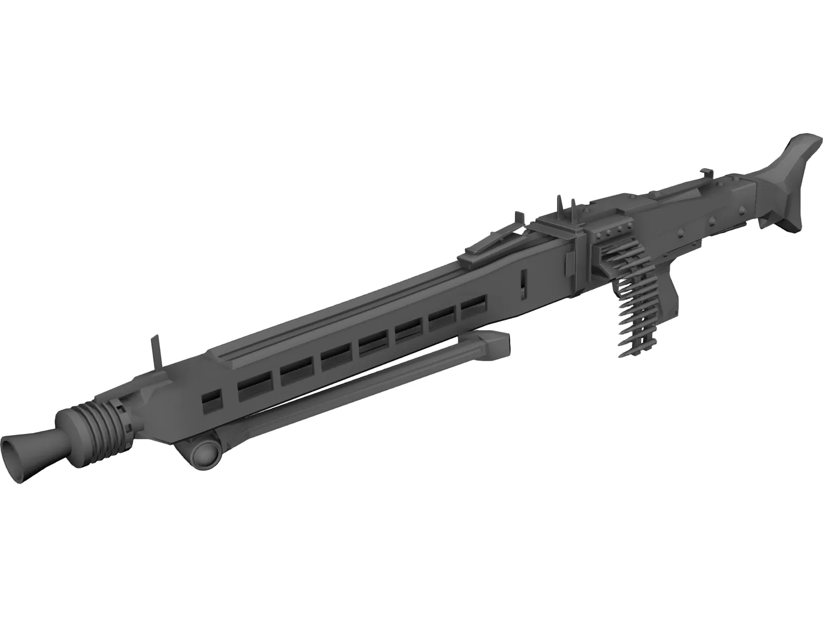 MG42 3D Model main preview