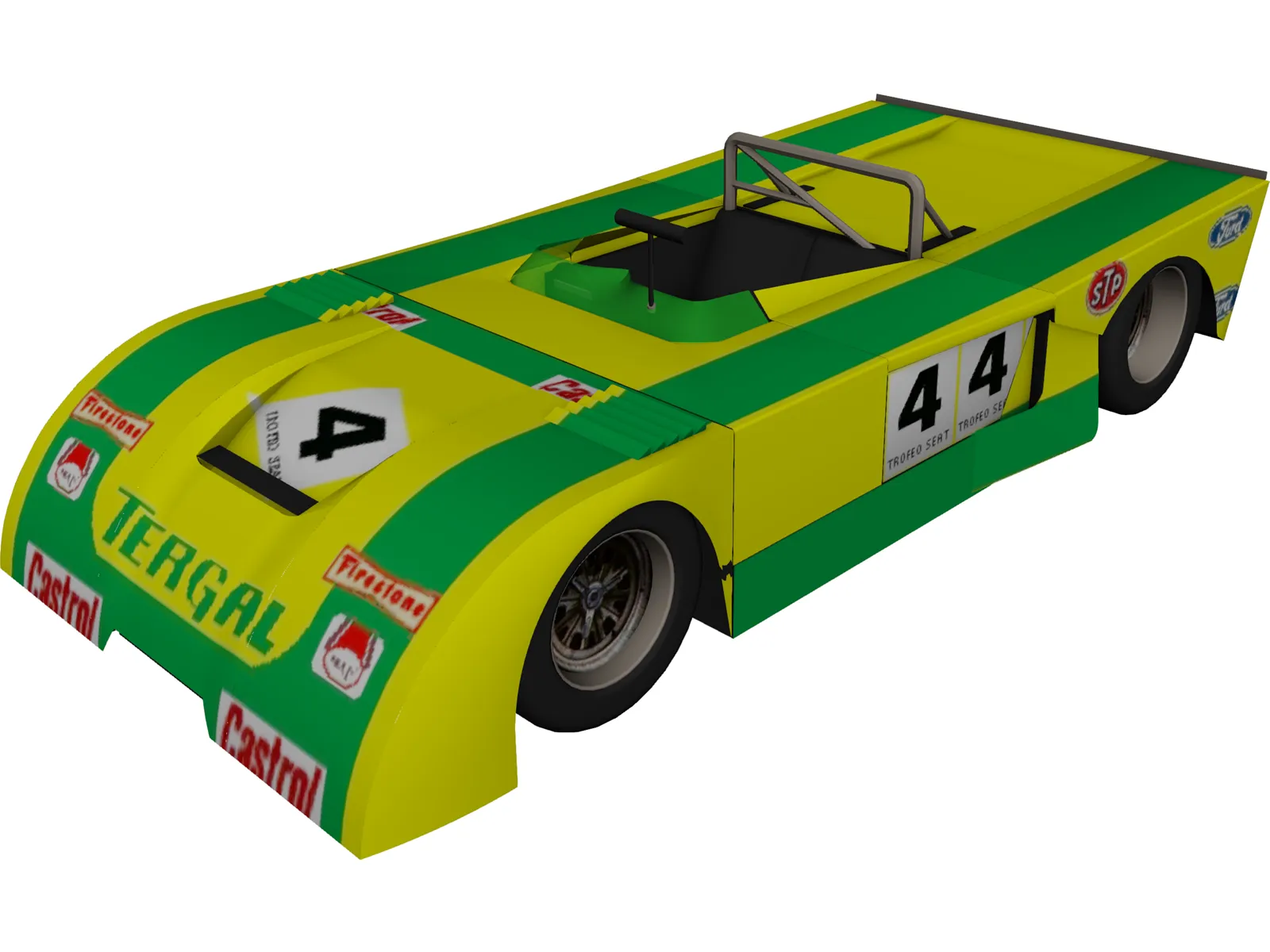 Chevron B23 3D Model main preview