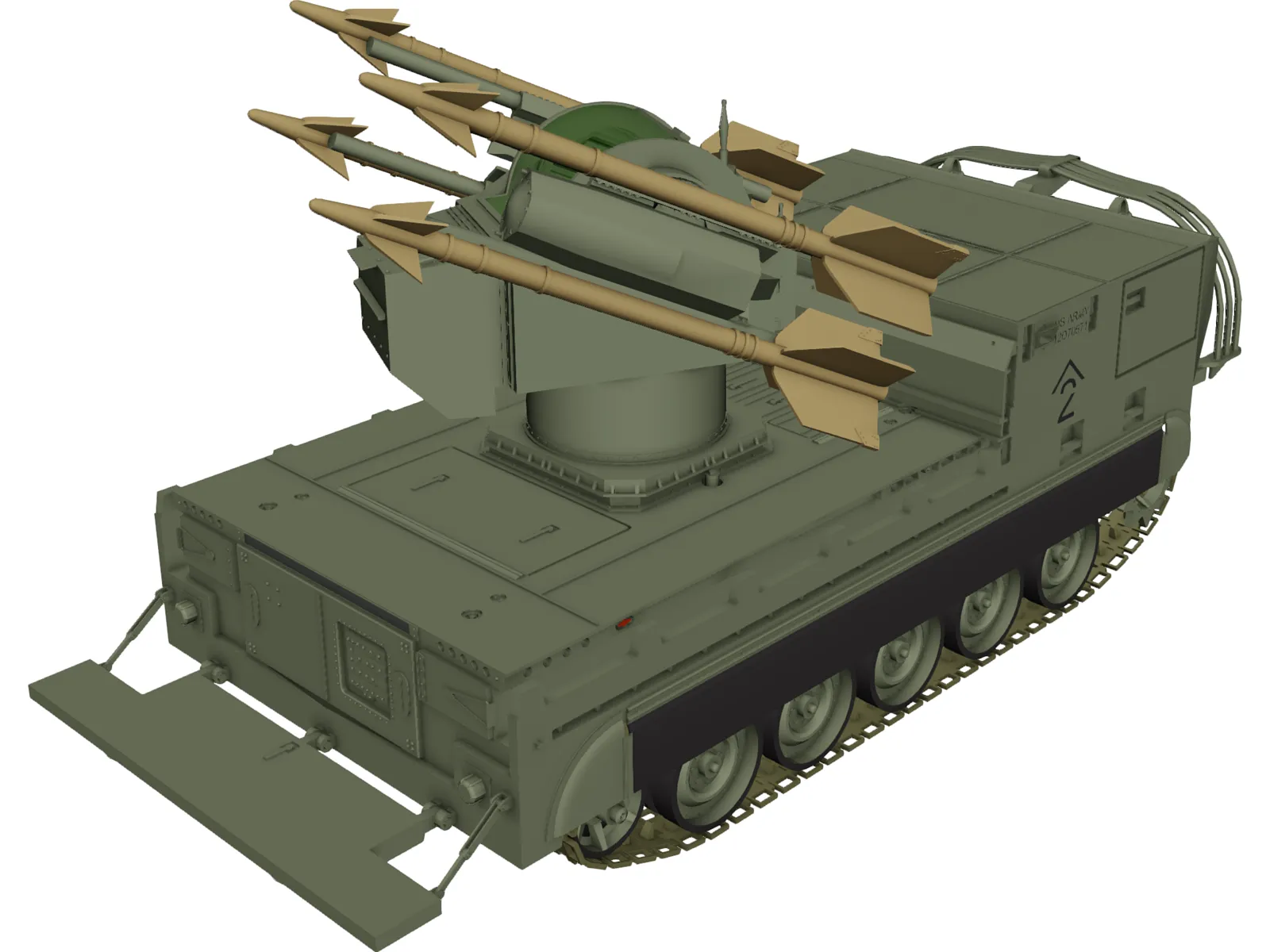 M730ai Chaparral 3D Model main preview