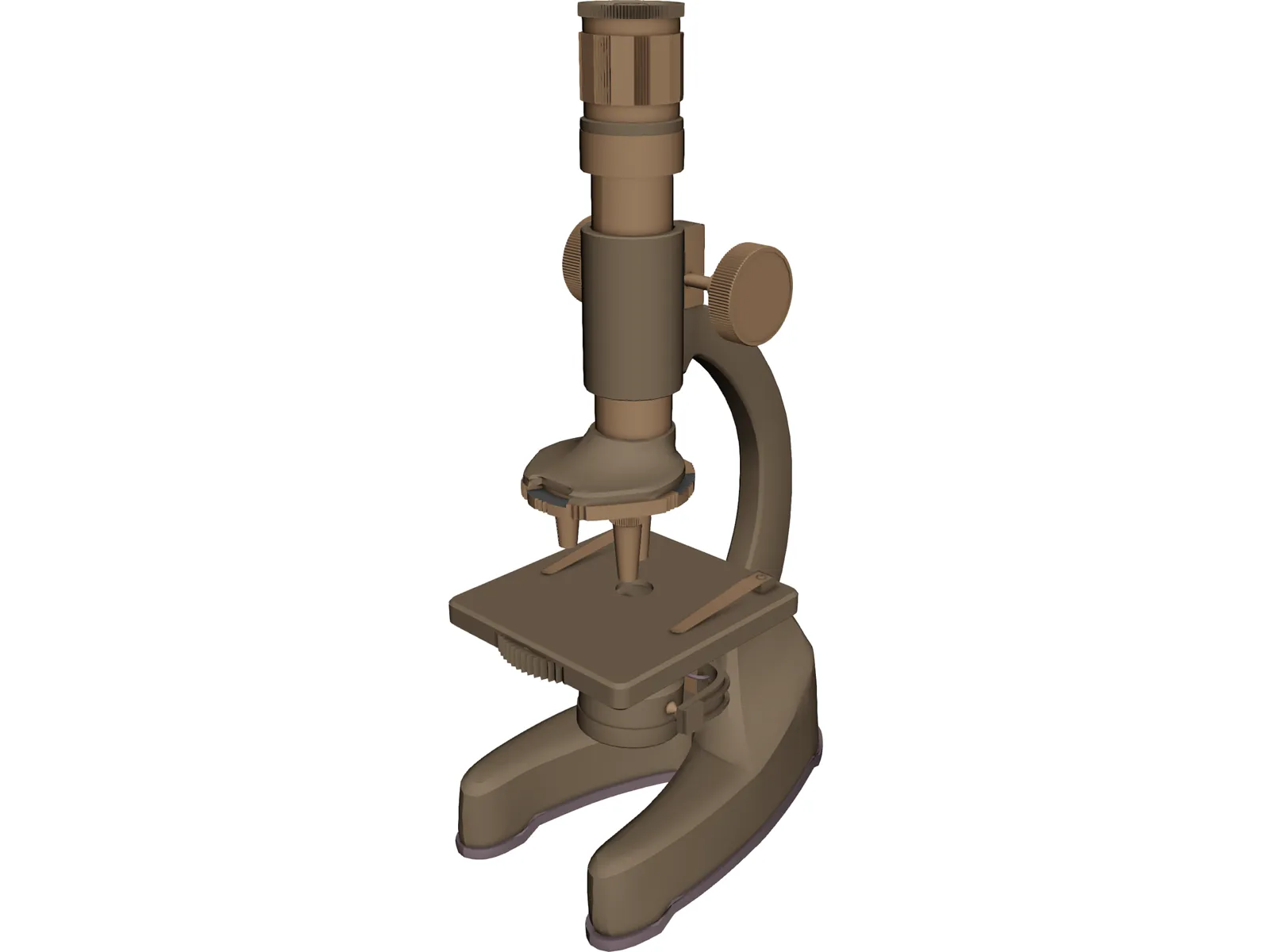 Microscope 3D Model main preview