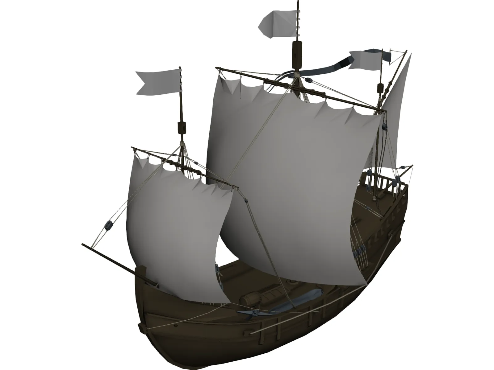 Pinta S.XV 3D Model main preview