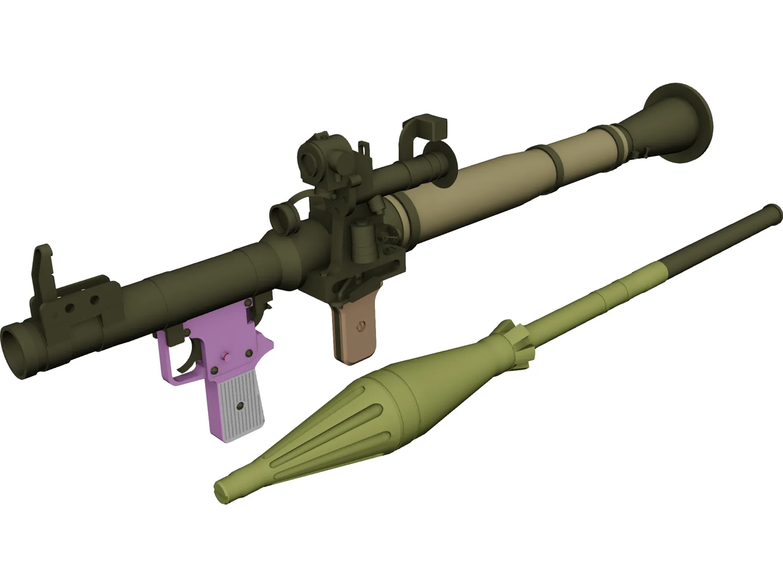 RPG7 3D Model main preview