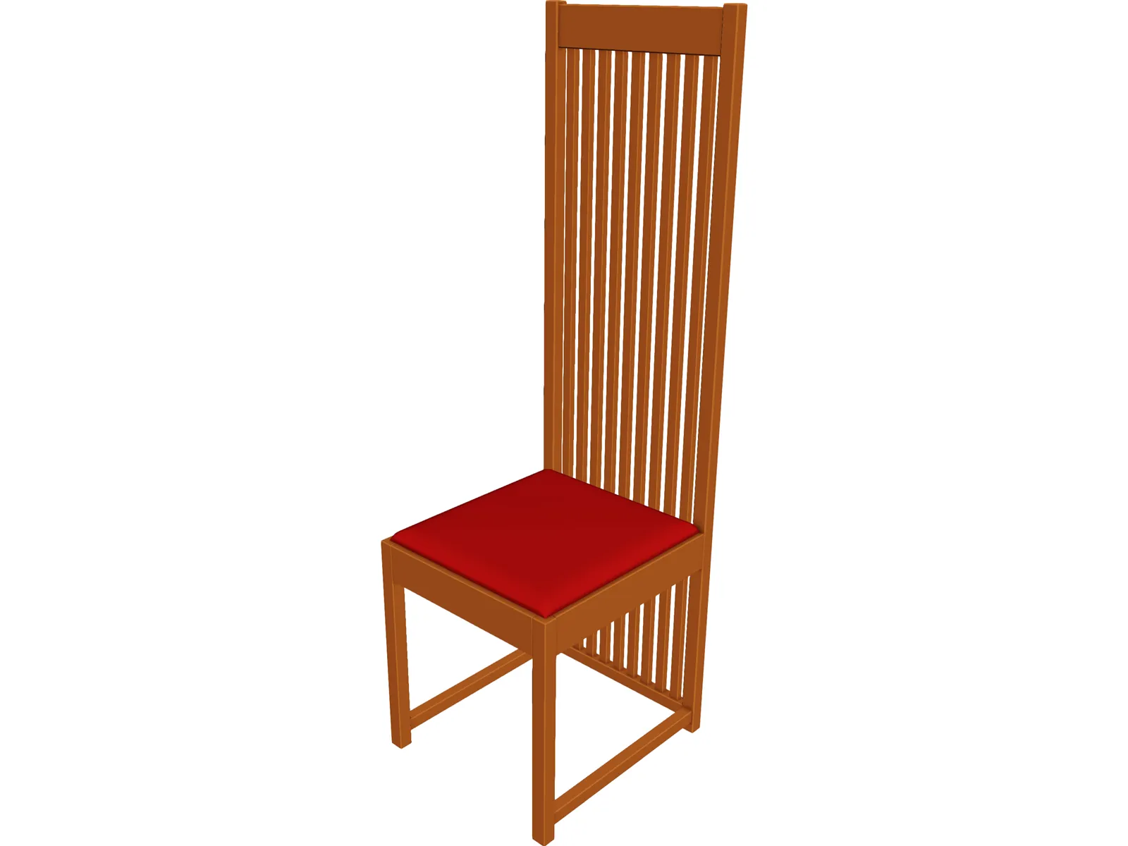 Chair Side 3D Model main preview