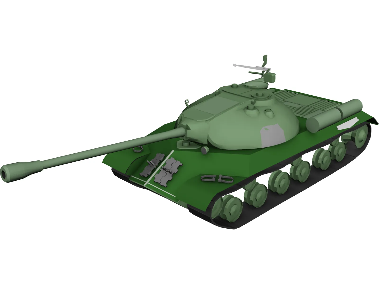 Stalin JS-3 3D Model main preview