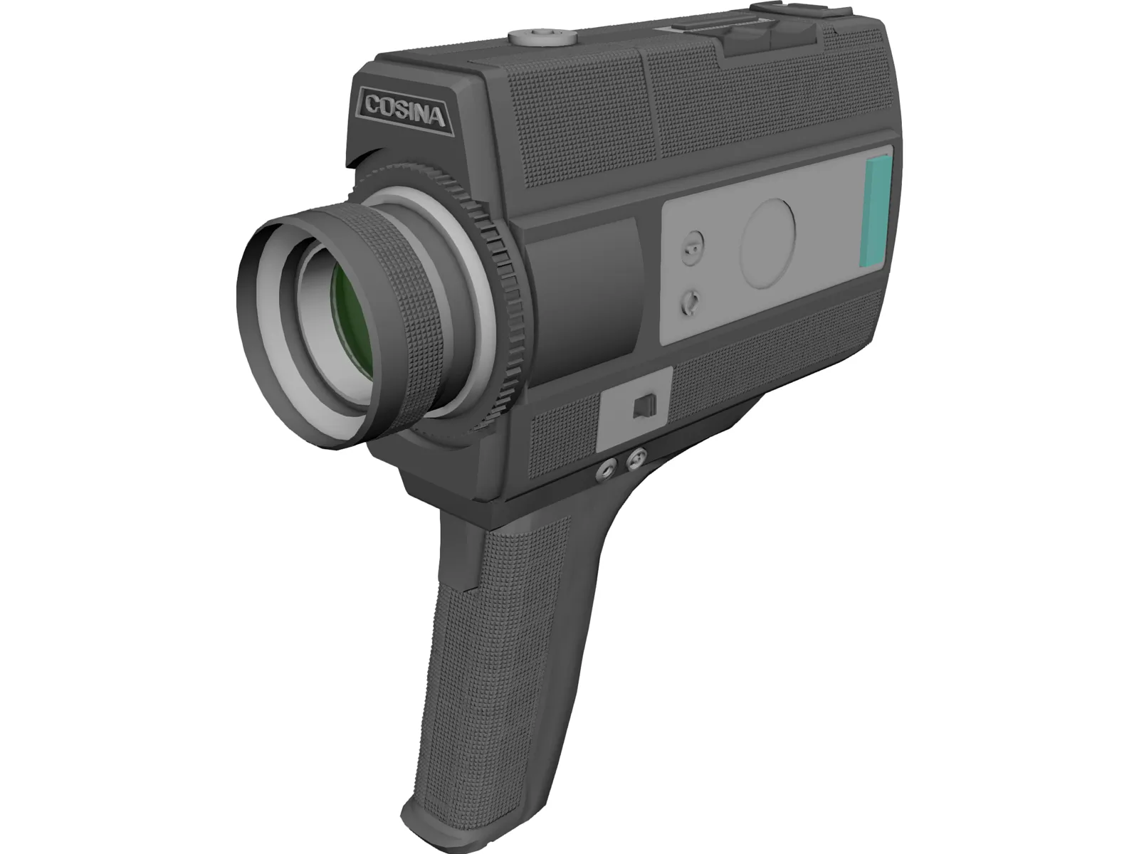 Movie Camera 3D Model main preview