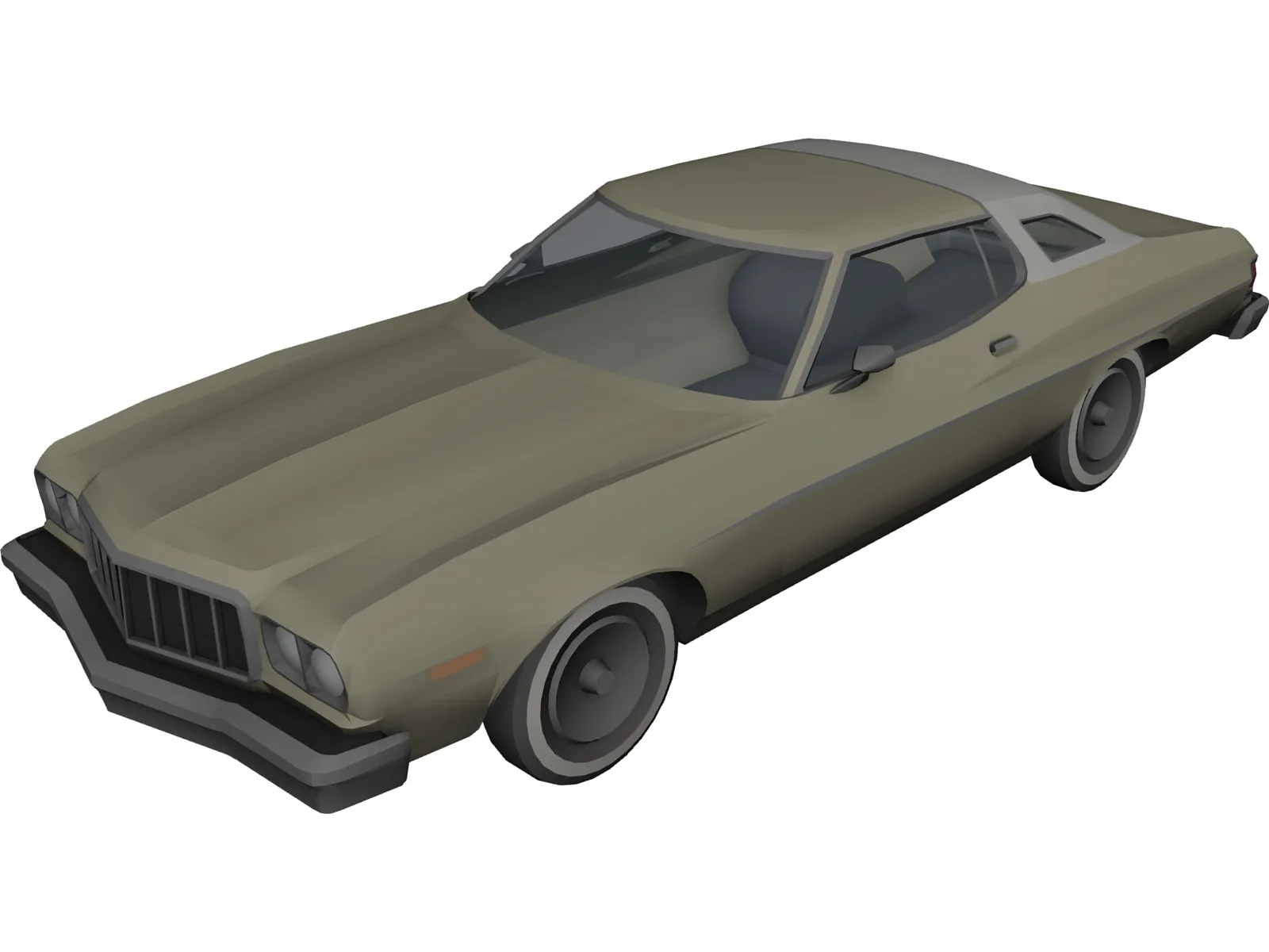 Ford Turino 3D Model main preview