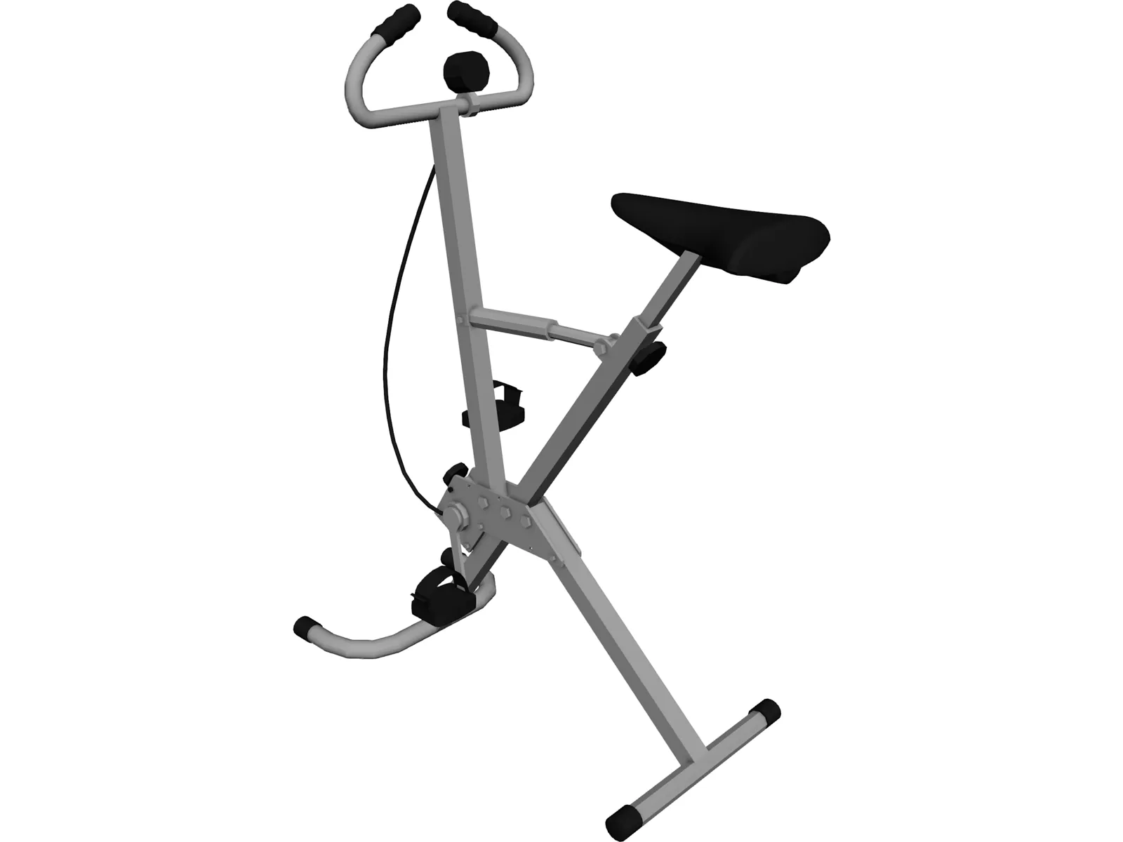 Exercise Cycle 3D Model main preview
