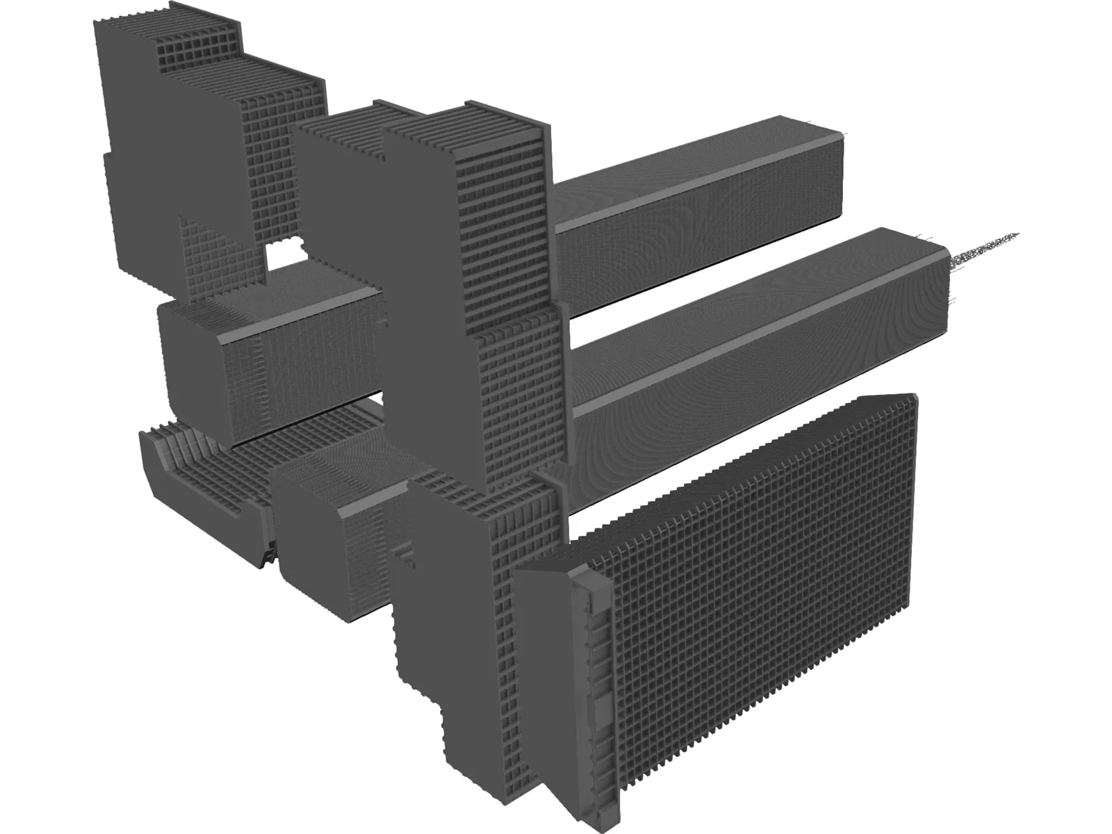 World Trade Center 3D Model main preview