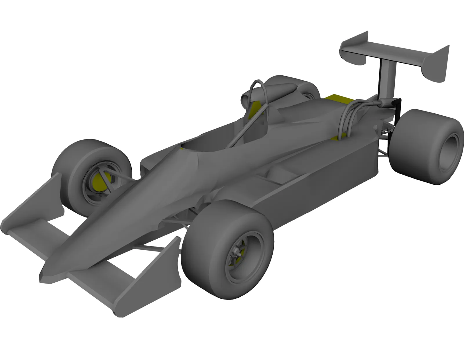 Formula 1 Car 3D Model main preview