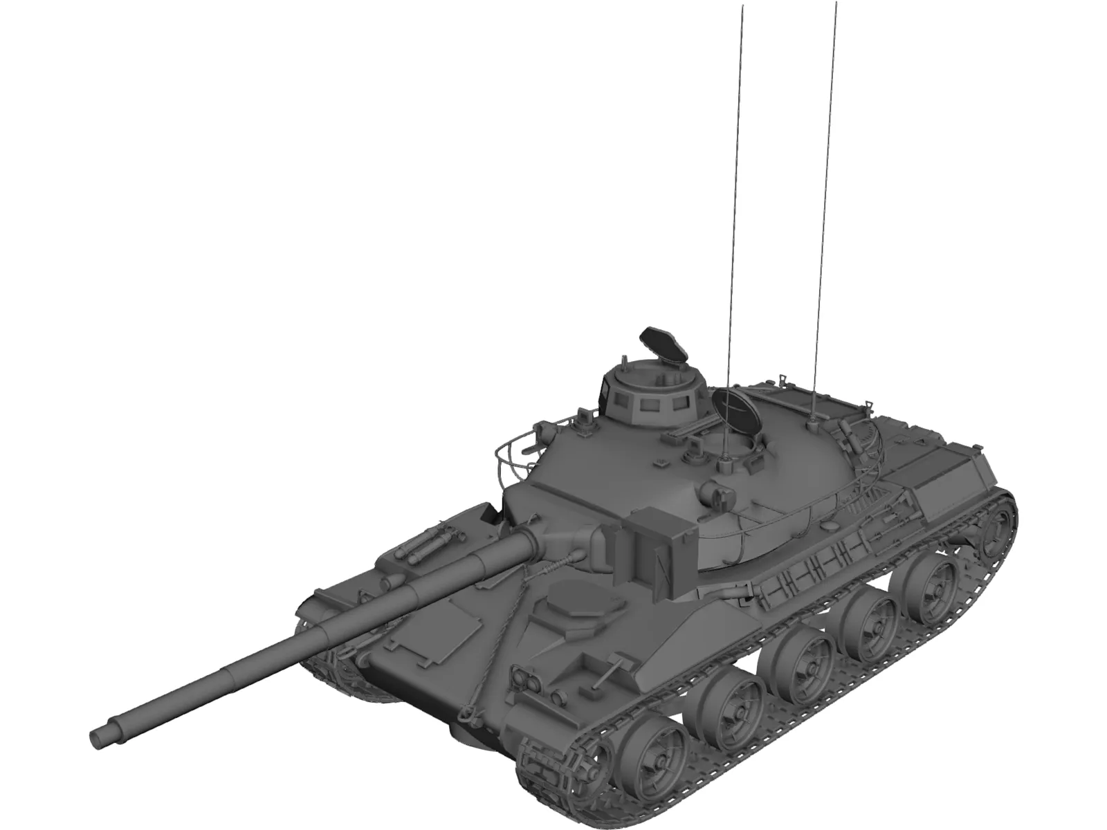 AMX-30 3D Model main preview