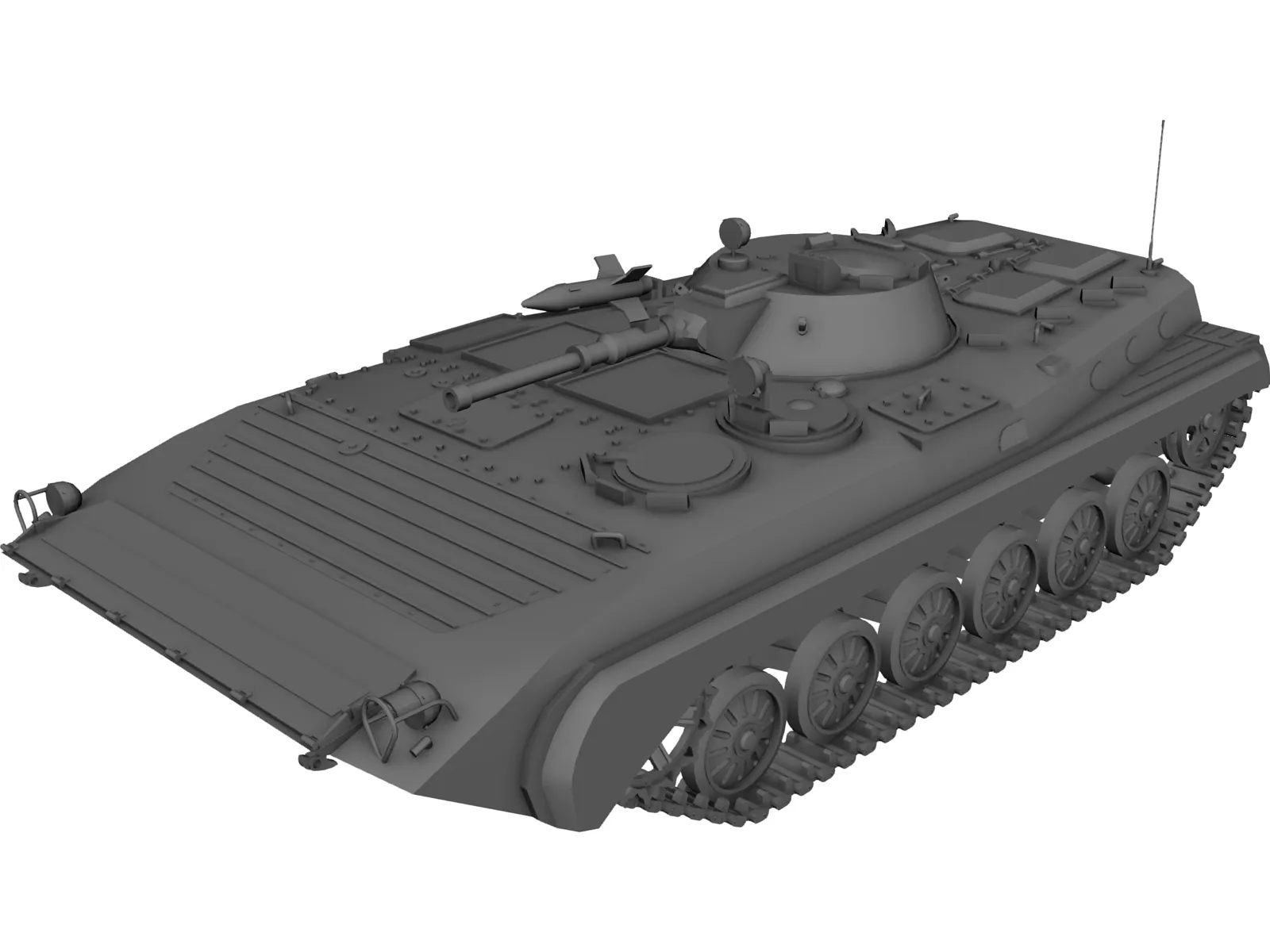 BMP-1 3D Model main preview
