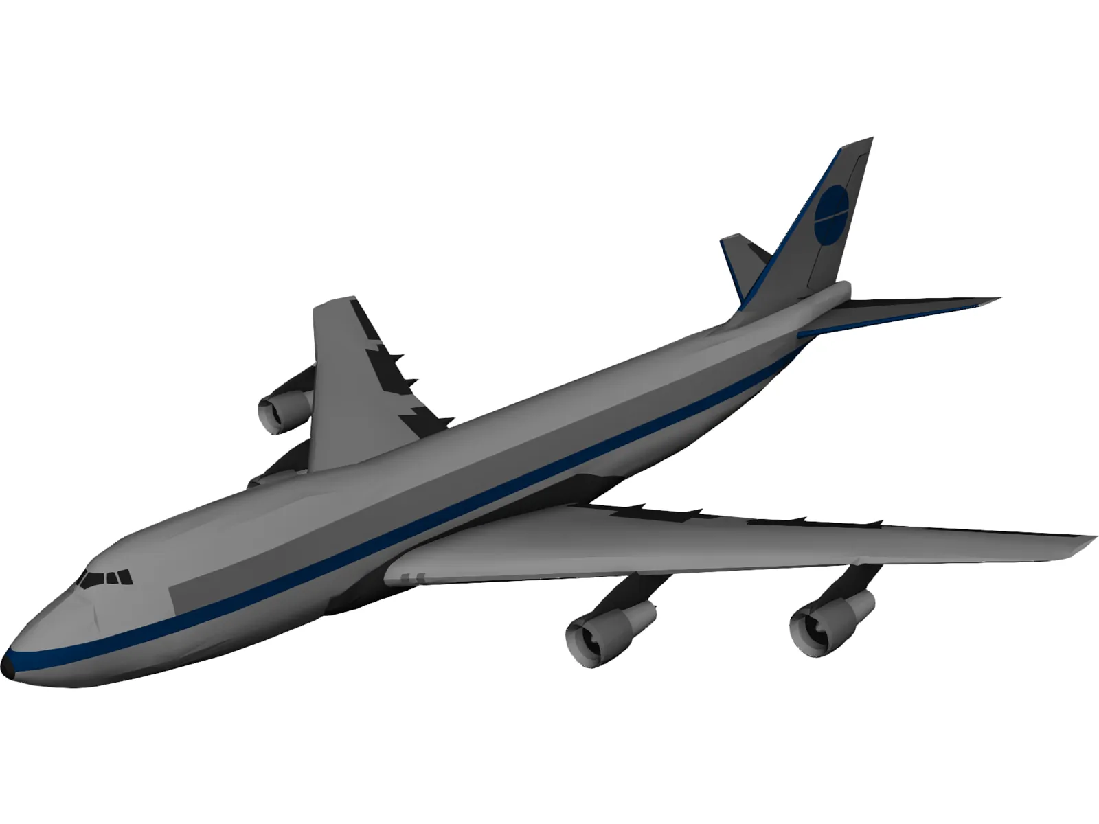 Boeing 747 3D Model main preview