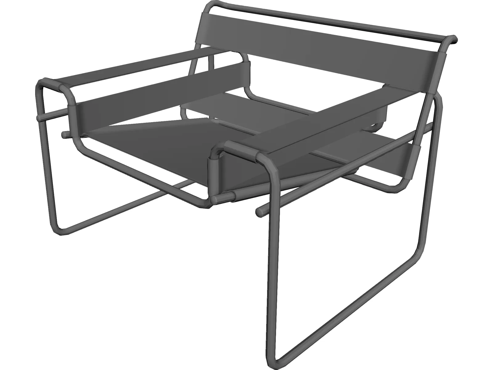 Chair 3D Model main preview