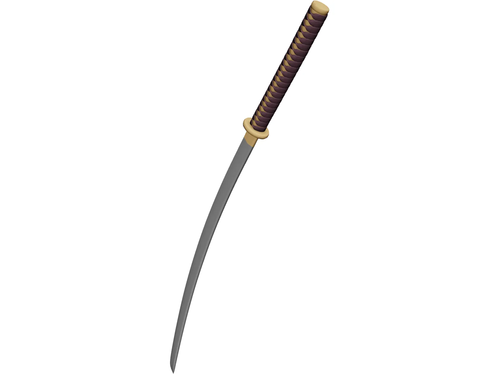 Katana 3D Model main preview