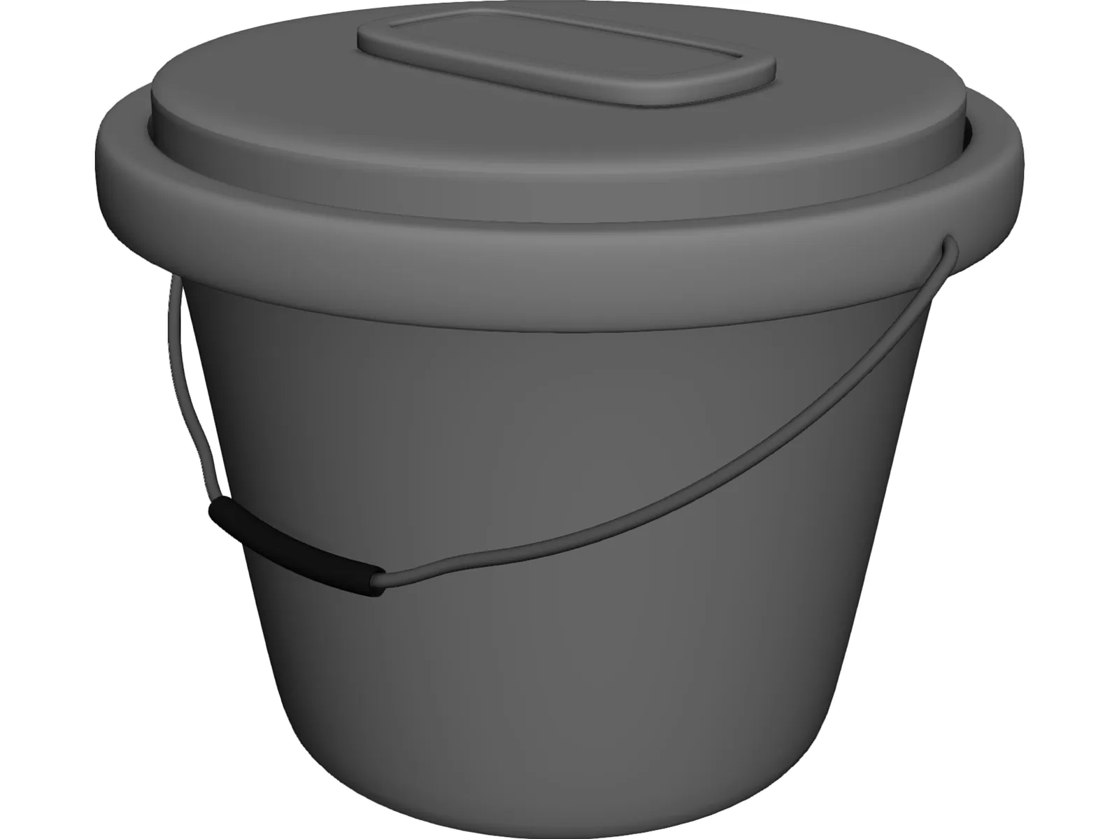 Bucket 3D Model main preview