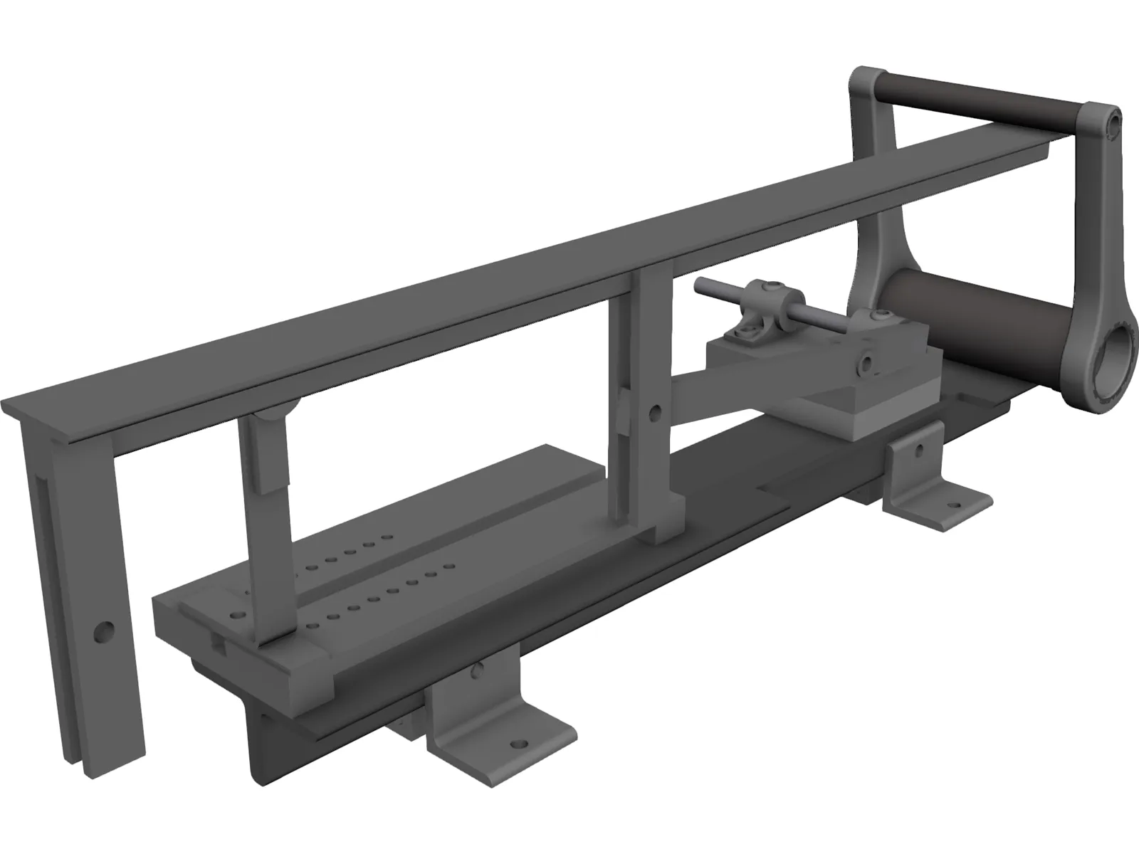 Power Hacksaw 3D Model main preview