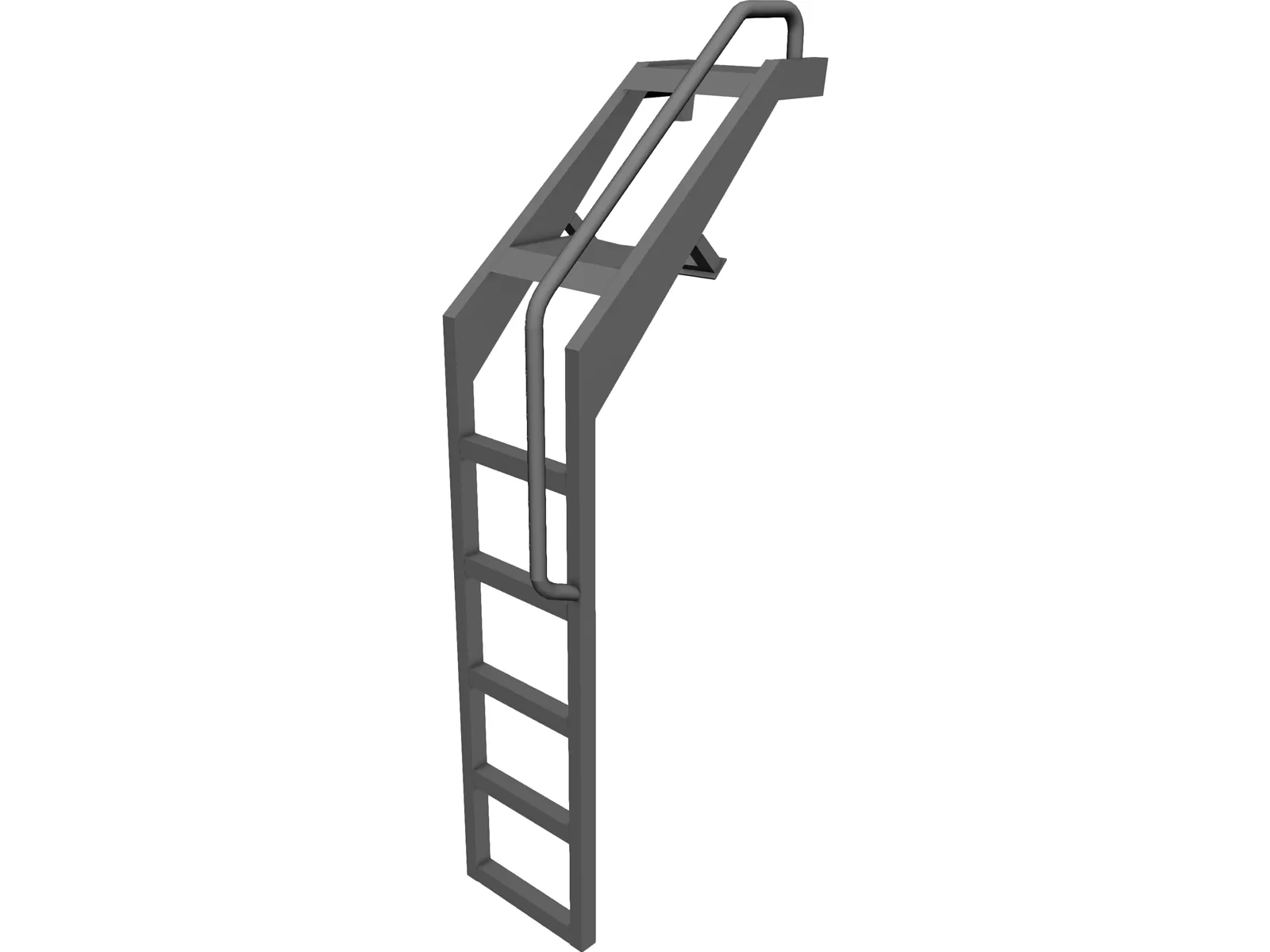 F-16 Crew Ladder 3D Model main preview