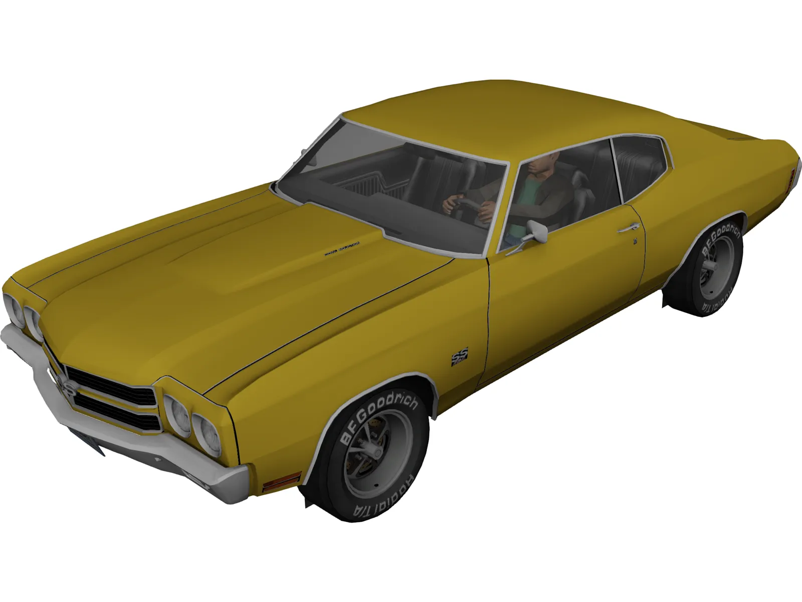 Chevrolet Chevelle SS 3D Model main preview
