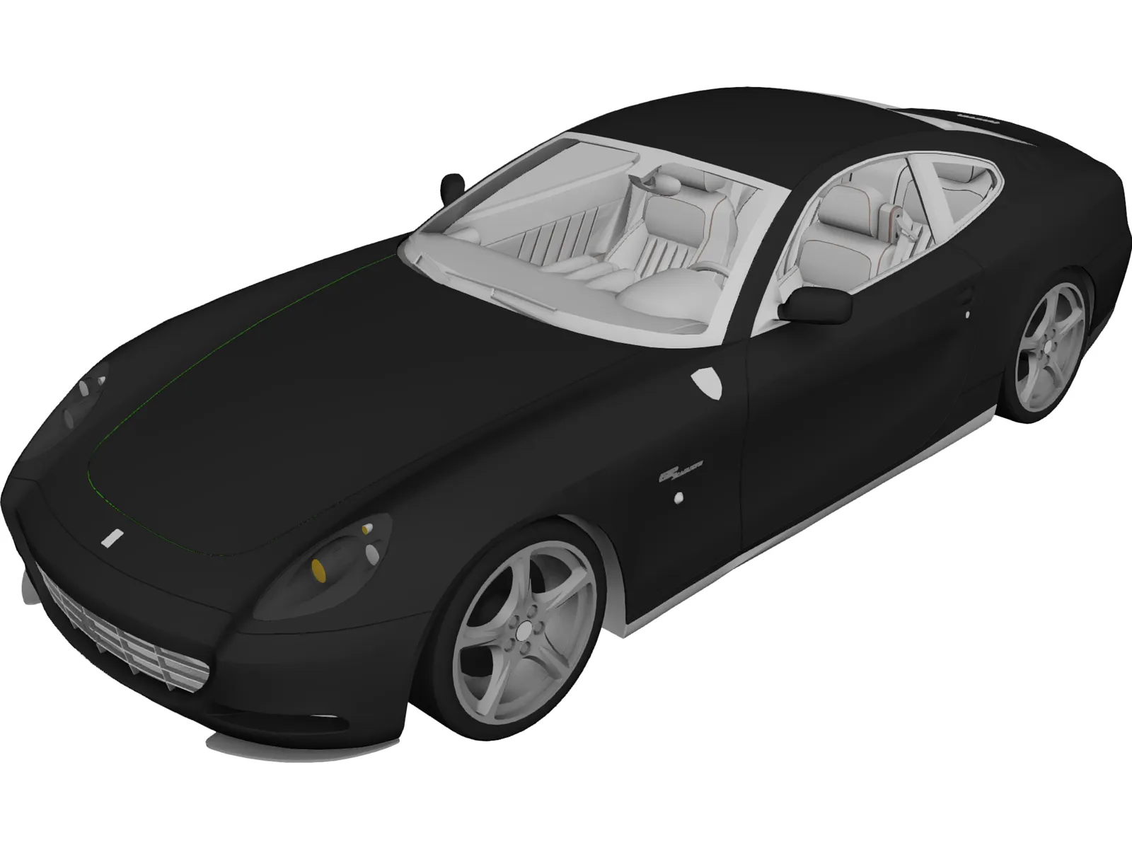 Ferrari 612 Scaglietti 3D Model main preview