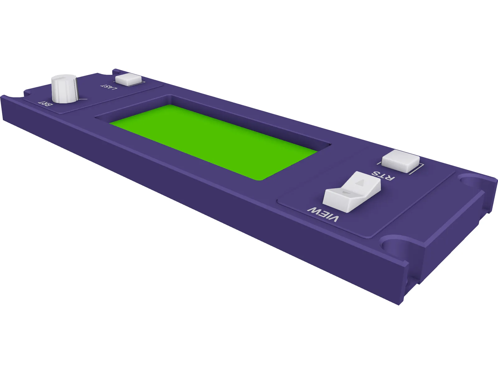 AH-64D Computer 3D Model main preview