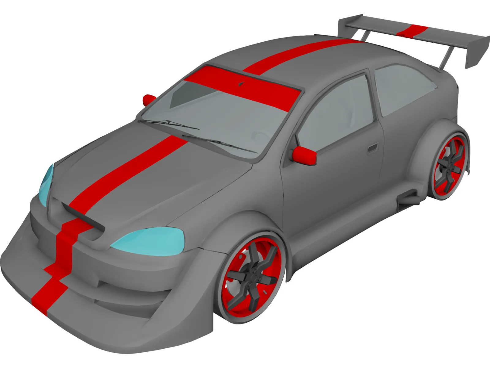 Opel [Tuned] 3D Model main preview