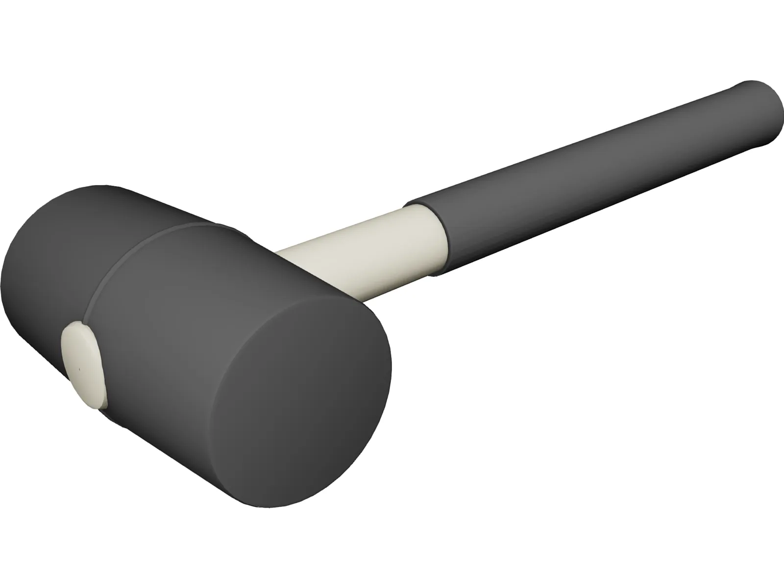 Rubber Mallet 3D Model main preview