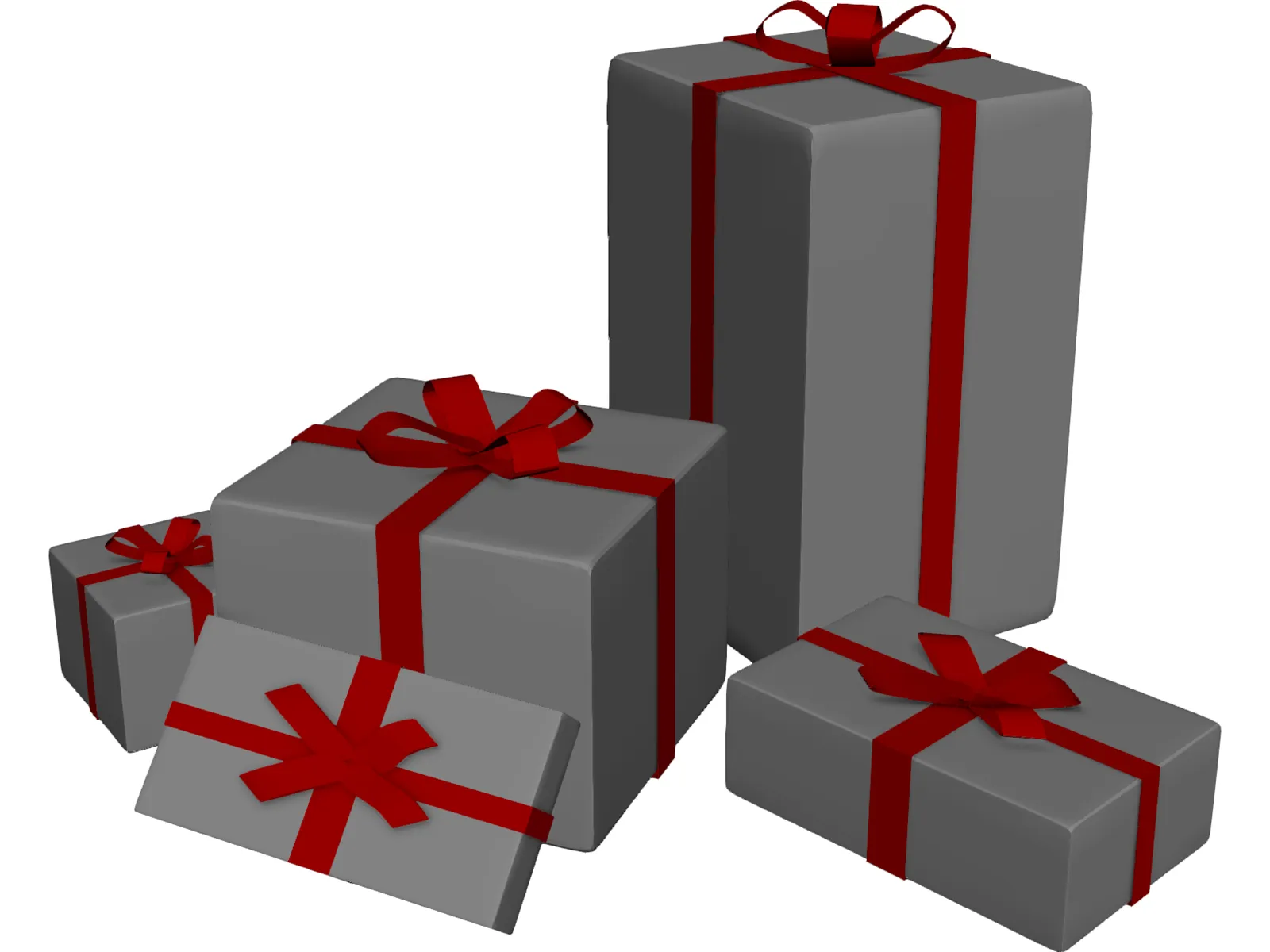 Gifts 3D Model main preview