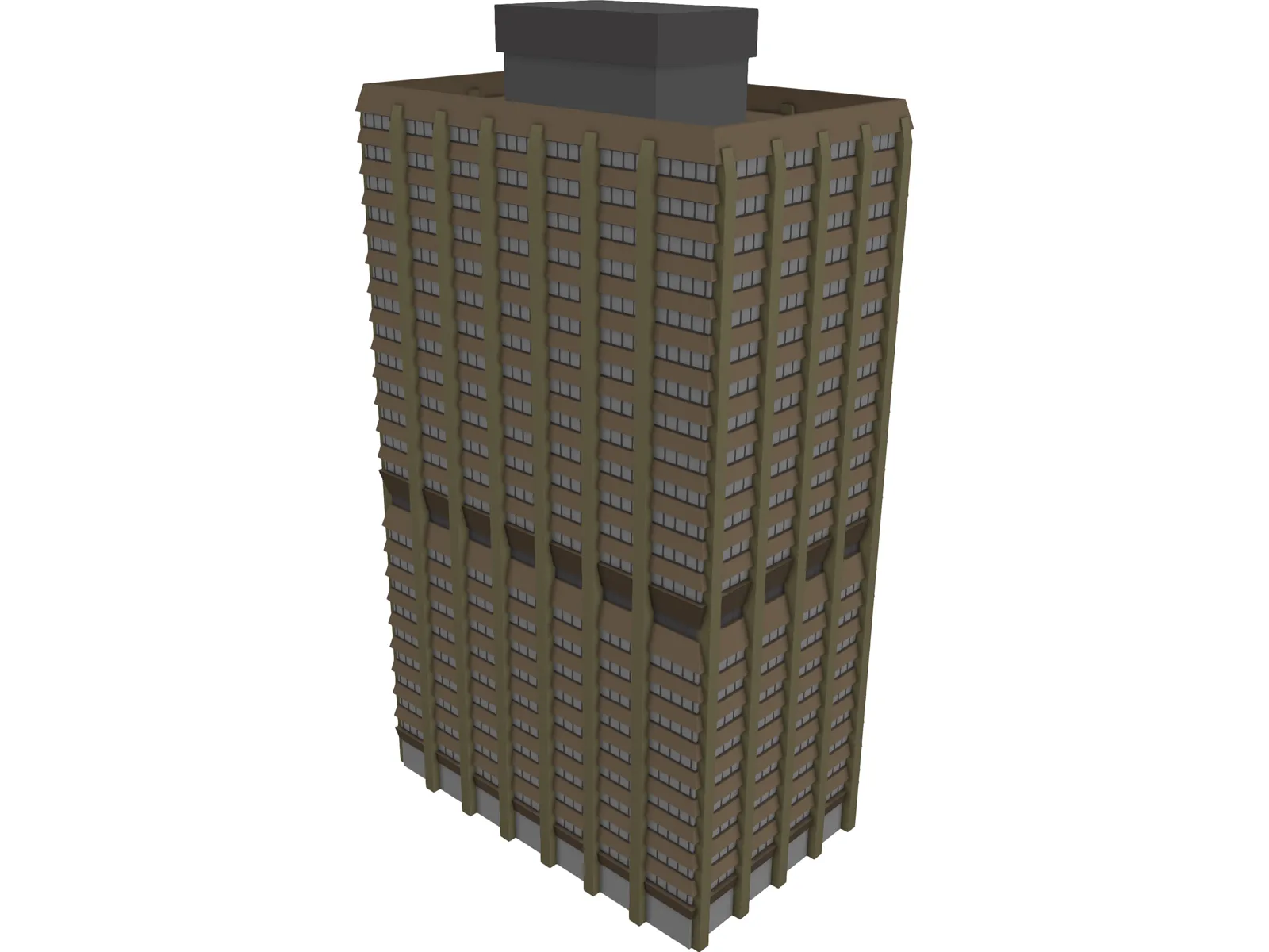 Oxford Street Office Building 3D Model main preview