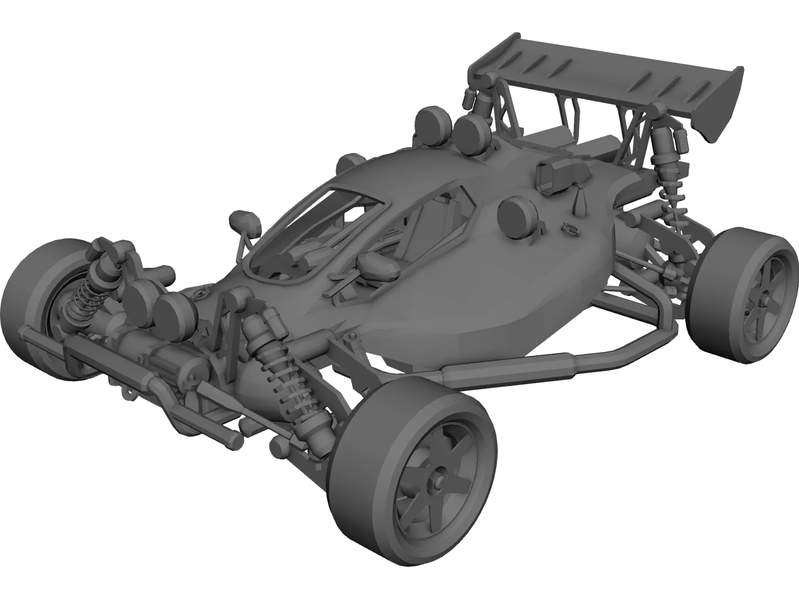 Xcalibur Rally Buggy 3D Model main preview