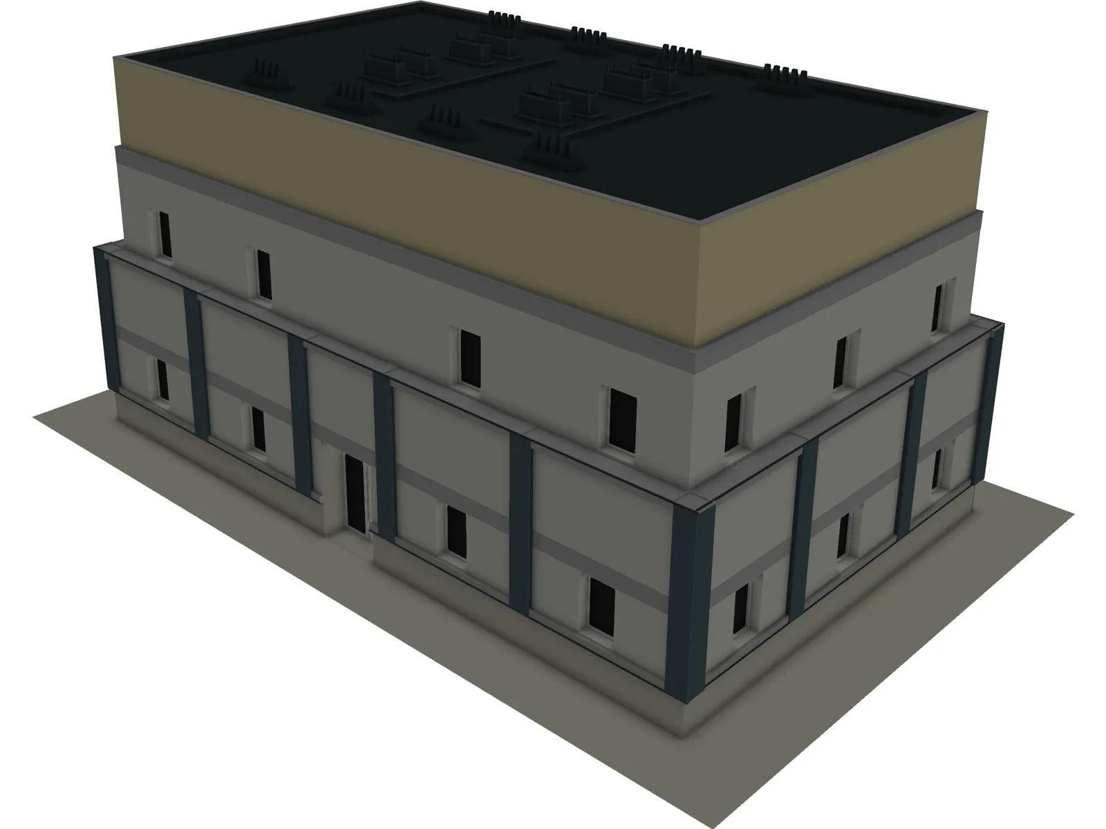 House 3D Model main preview