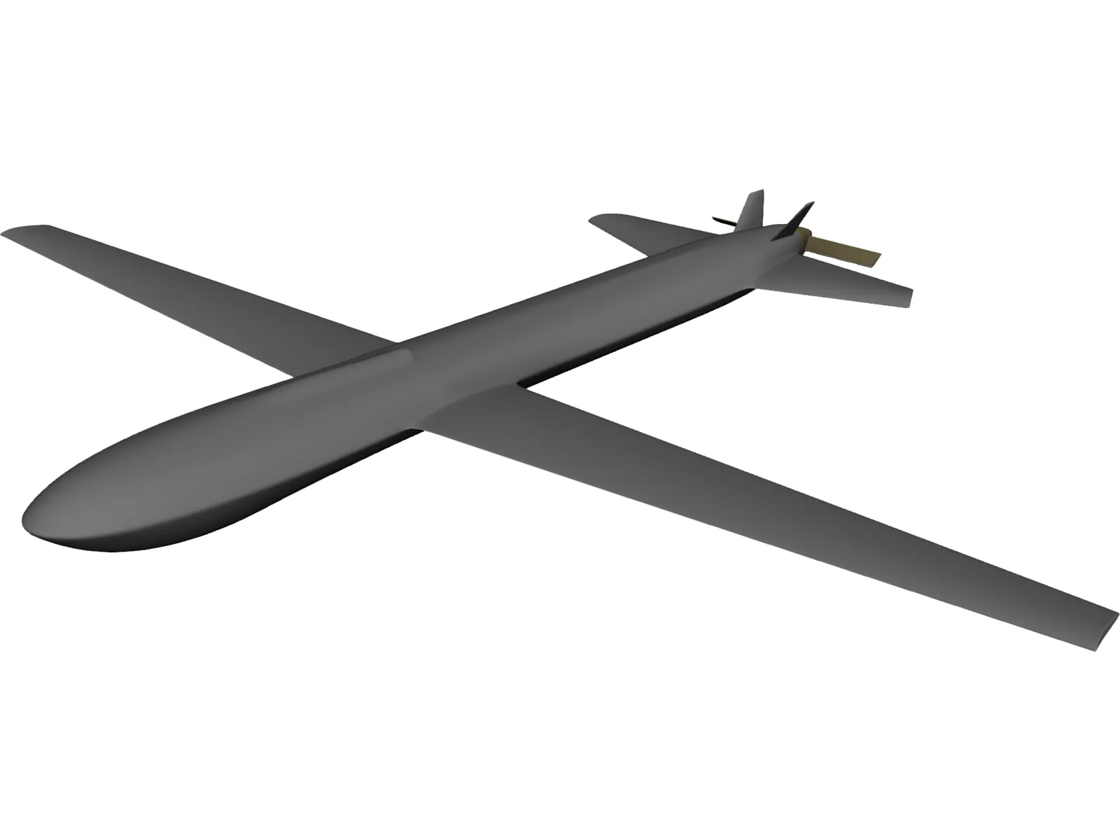 Eagle Airplane 3D Model main preview