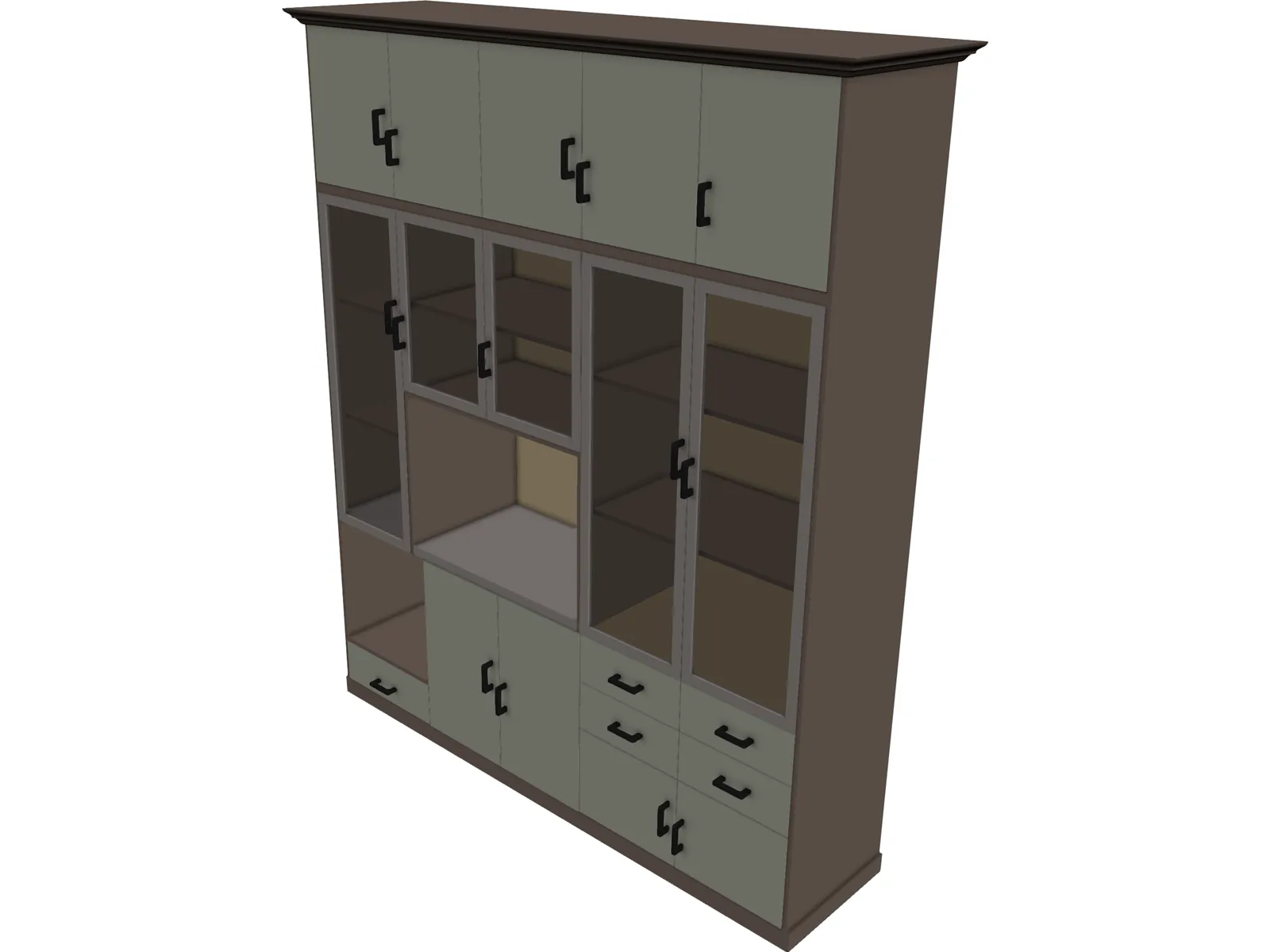 Cabinet 3D Model main preview