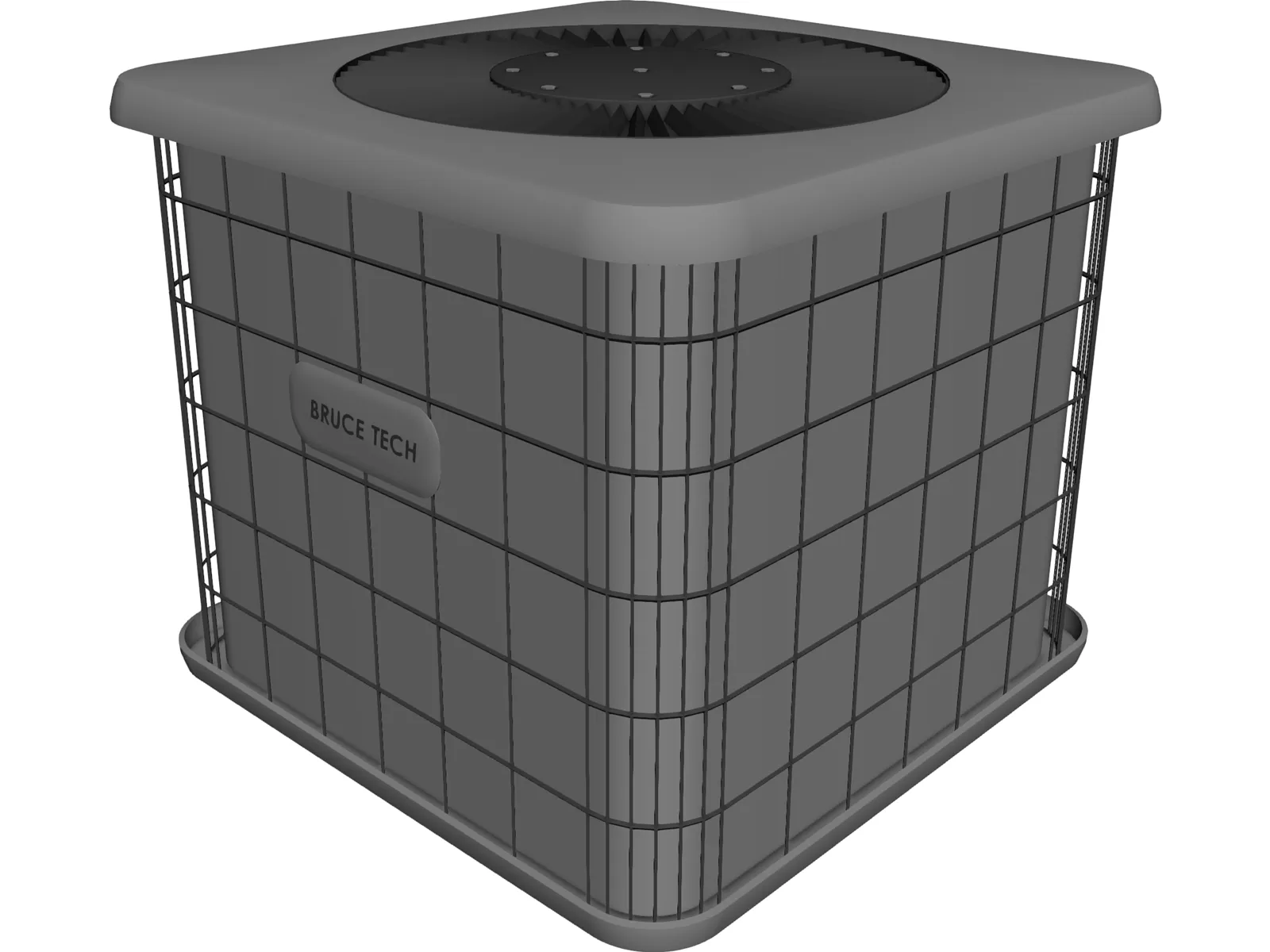 Air Conditioner 3D Model main preview