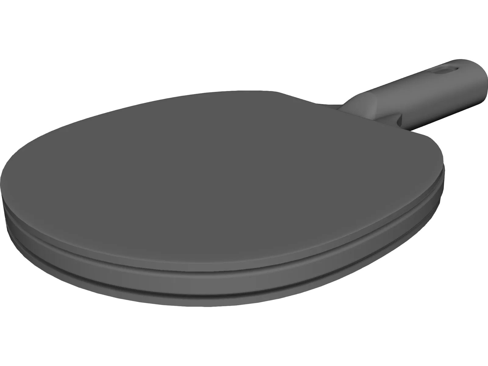 Ping Pong Paddle 3D Model main preview
