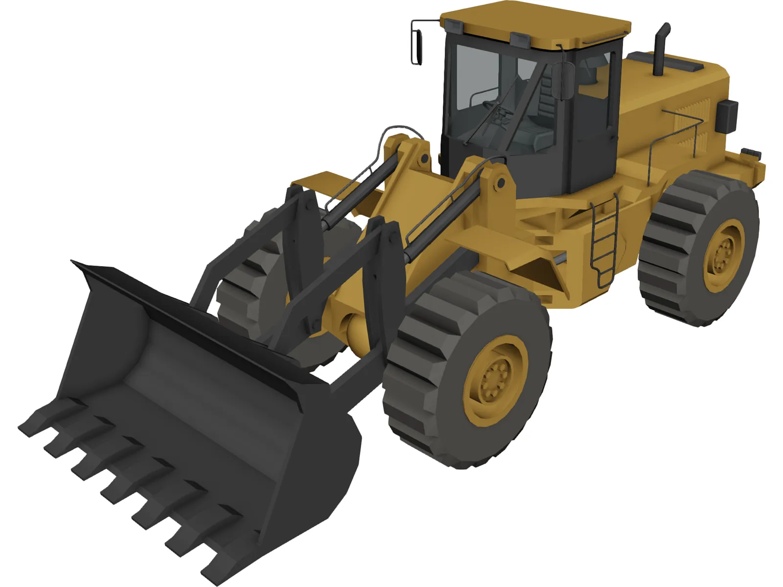 Caterpillar T530 3D Model main preview