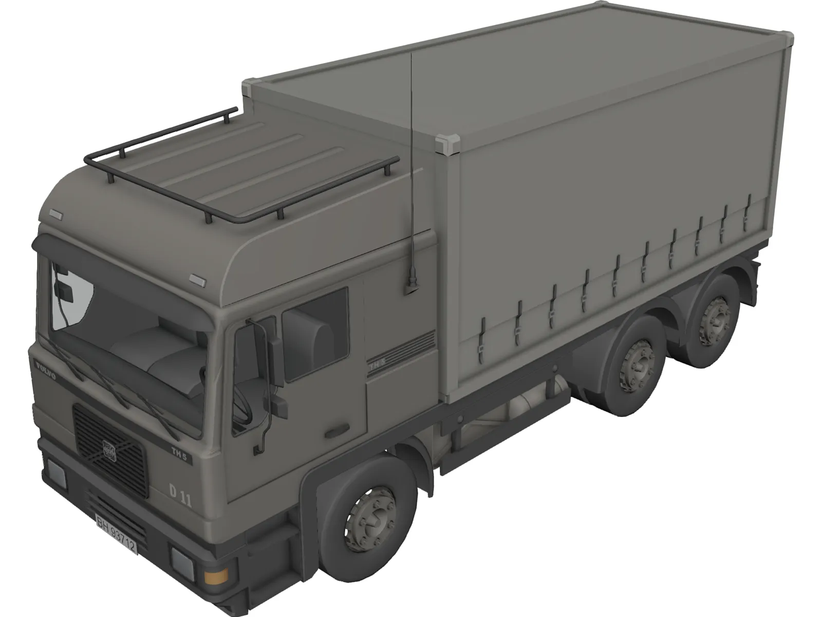 Volvo TH5 3D Model main preview