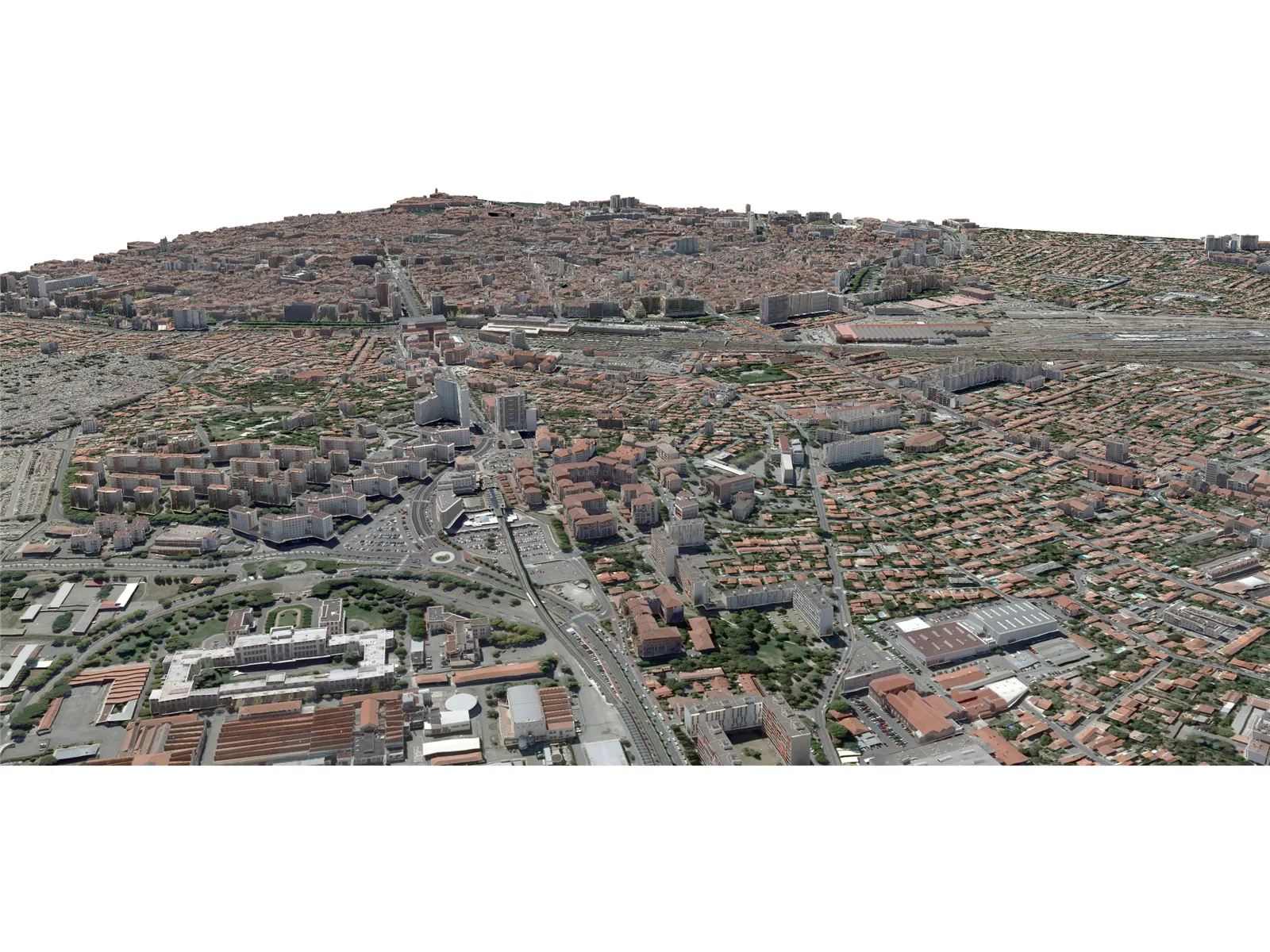 Toulouse City (France) [Part 2/4] 3D Model main preview