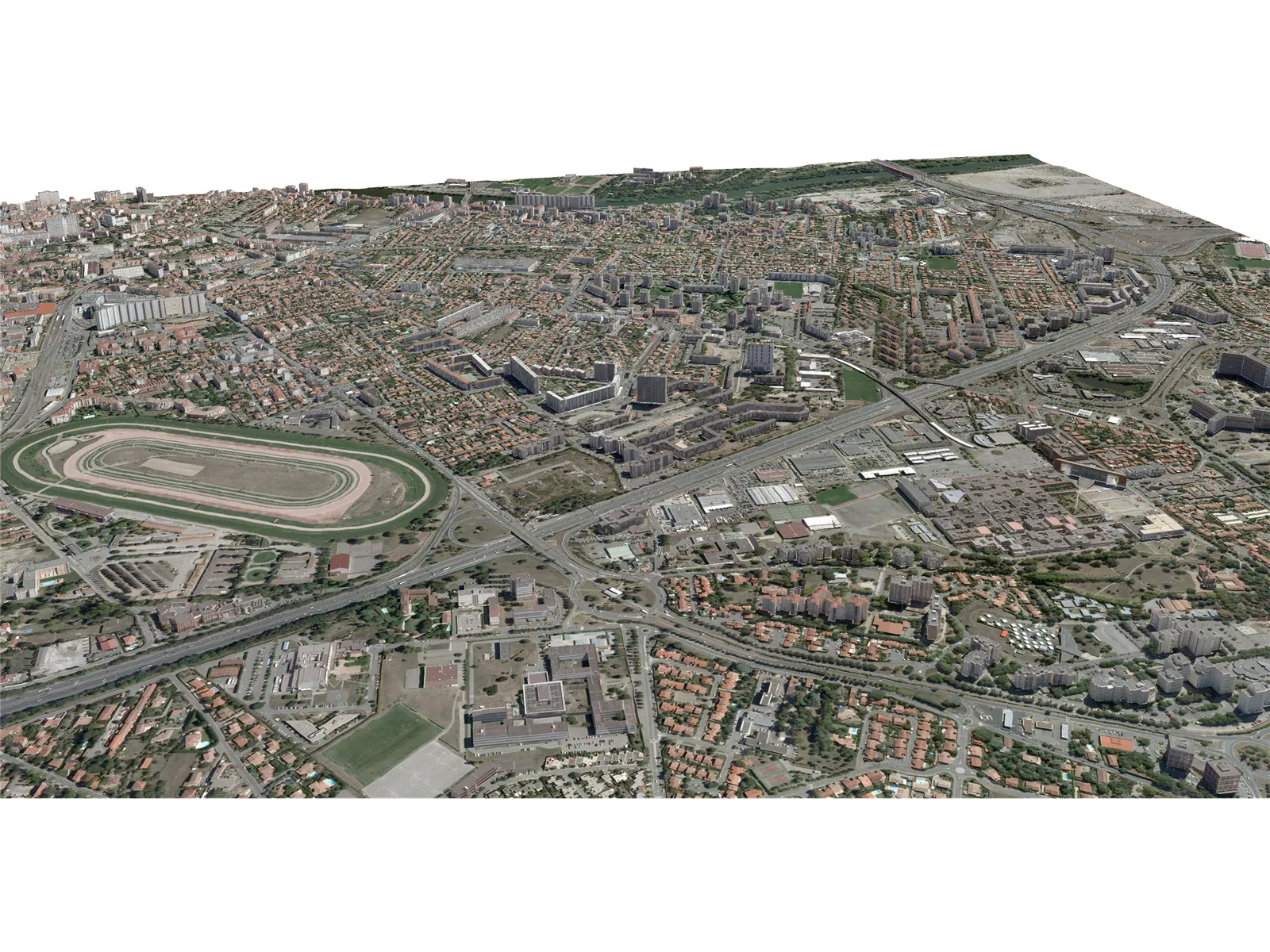 Toulouse City (France) [Part 3/4] 3D Model main preview