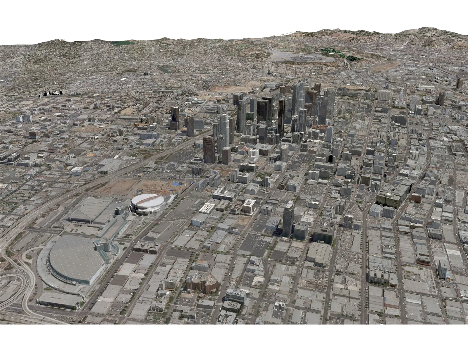 Los Angeles City 3D Model main preview